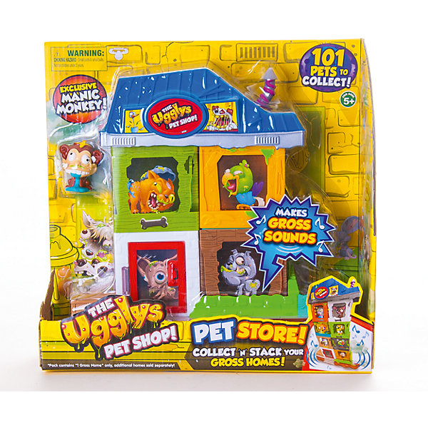 Набор "Зоомагазин" (2 домика+фигурка), Ugglys Pet Shop