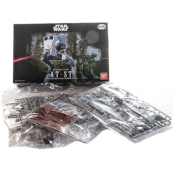 Сборная модель Шагоход AT-ST 1/48, Звездные Войны Сборная модель Шагоход AT-ST 1/48, Звездные ВойныЗвездные войны Игрушки<br>Этот набор приведет в восторг все поклонников легендарной саги Star Wars. Красочная коробка содержит комплект деталей для сборки коллекционной стендовой модели фантастически странного культового Имперского Разведывательного транспортёра из V-го эпизода киносаги «Звёздные Войны». Детали для сборки изготовлены из качественного пластика серого цвета и имеют превосходную детализацию. Вся продукция фирмы Bandai лицензирована фирмами правообладателями, что гарантирует её высокое качество и безопасность для здоровья.<br>Конструирование - интереснейший процесс, позволяющий развить у ребенка мелкую моторику, логическое мышление, внимание, умение работать по инструкции.<br><br>Дополнительная информация:<br><br>- Масштаб: 1:48.<br>- Материал: пластик.<br>- Размер упаковки: 30х20 см.<br>- Размер корабля: 18,2 см.<br><br>Сборную модель Шагоход AT-ST 1/48, Звездные Войны (Star Wars), можно купить в нашем магазине.<br><br>Ширина мм: 300<br>Глубина мм: 190<br>Высота мм: 65<br>Вес г: 406<br>Возраст от месяцев: 72<br>Возраст до месяцев: 192<br>Пол: Мужской<br>Возраст: Детский<br>SKU: 4422658