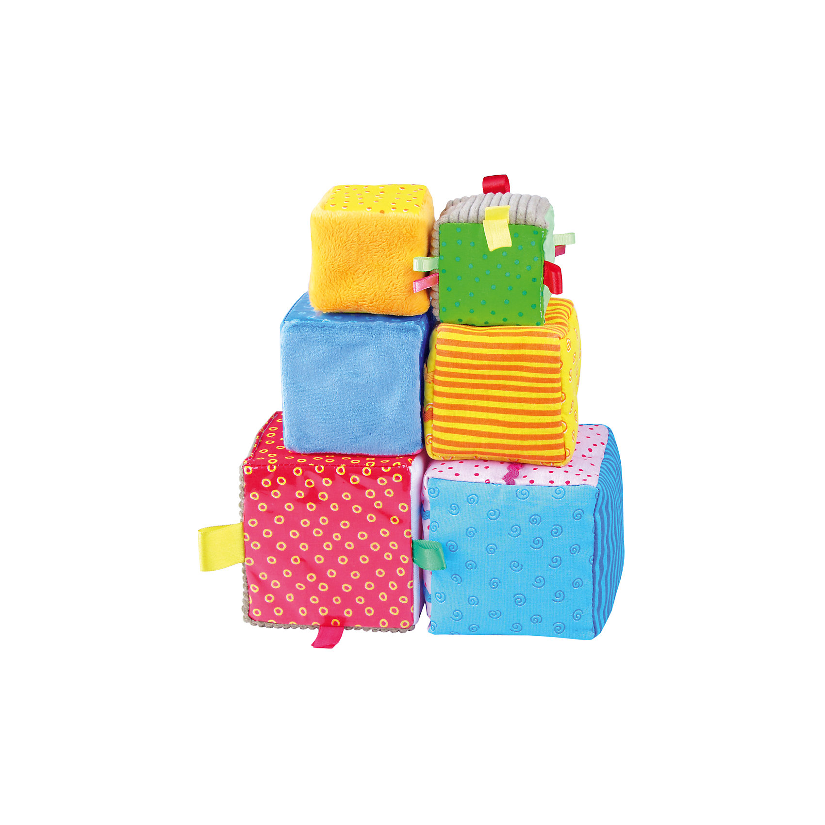 Игрушка Умные кубики, Мякиши Игрушка Умные кубики, МякишиКубики<br>Умные кубики, Мякиши - красочный развивающий набор, который обязательно привлечет внимание Вашего малыша. Это не просто яркие кубики, а целый игровой комплекс со множеством развивающих и дидактических возможностей. В наборе шесть мягких кубиков трех размеров, изготовленных из разнообразных по цвету и фактуре материалов и с разными наполнителями. Грани кубиков украшены занимательными для малыша деталями, которые он с интересом будет исследовать - цветные разнофактурные петельки, цветная тесьма, пуговички, зашитые под сеточку. Из кубиков можно не только строить башенки и различные конструкции, но и поиграть в 10 умных игр. Игровые упражнения с Умными кубиками обогащают опыт тактильных ощущений ребенка, стимулируют речевое развитие, формируют представления о свойствах предметов, развивают внимание и зрительную память. Изготовлено из гипоаллергенных материалов. <br><br>Дополнительная информация:<br><br>- В комплекте: 6 кубиков.<br>- Материал: 100% х/б ткань, трикотаж, искусственный мех, вельвет, плащевка, полиэтилен, сетка, поролон, синтепон.<br>- Размер кубиков: два кубика 6 х 6 см., два кубика 8 х 8 см., два кубика 10 х 10 см.<br>- Размер упаковки: 24 x 12 x 30 см.<br>- Вес: 150 гр.<br><br>Игрушку Умные кубики, Мякиши, можно купить в нашем интернет-магазине.<br><br>Ширина мм: 230<br>Глубина мм: 100<br>Высота мм: 100<br>Вес г: 150<br>Возраст от месяцев: 12<br>Возраст до месяцев: 36<br>Пол: Унисекс<br>Возраст: Детский<br>SKU: 4424936