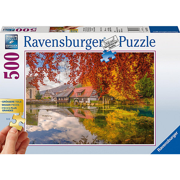 Пазл Тихая мельница, 500 деталей, Ravensburger Пазл Тихая мельница, 500 деталей, RavensburgerПазлы классические<br>Пазл Тихая мельница состоит из 500 элементов. Детали пазла изготовлены из качественного картона, каждый элемент обладает своей определенной формой и подходит только на свое место. Такую картину будет интересно собирать, ведь все элементы очень красочные. Сборка пазла способствует развитию памяти, наблюдательности, образного мышления и цветового восприятия. Готовую картину можно повесить на стену и украсить интерьер комнаты.<br><br>В товар входит:<br>-500 деталей<br><br>Дополнительная информация:<br>-Размер картинки – 61*46 см <br>-Возраст: от 12 лет<br>-Для девочек и мальчиков<br>-Состав: картон, бумага<br>-Бренд: Ravensburger (Равенсбургер)<br>-Страна обладатель бренда: Германия<br><br>Ширина мм: 337<br>Глубина мм: 233<br>Высота мм: 55<br>Вес г: 640<br>Возраст от месяцев: 108<br>Возраст до месяцев: 228<br>Пол: Унисекс<br>Возраст: Детский<br>Количество деталей: 500<br>SKU: 4441713