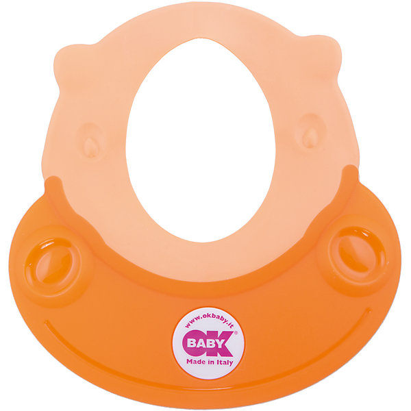 Козырек для купания Hippo, Ok Baby, оранжевый Козырек для купания Hippo, Ok Baby, оранжевыйТовары для купания<br>Малыши обожают купаться, но немногие дети любят мыть голову. Неприятные ощущения при попадании воды в глаза и на лицо сможет устранить удобный, яркий козырек для купания. Козырек в виде очаровательного бегемотика обязательно понравится крохе и превратит процесс мытья головы в веселую и увлекательную игру! Изделие выполнено из высококачественного пластика безопасного для детей. <br><br>Дополнительная информация:<br><br>- Материал: пластик, резина.<br>- Размер: 52х45 см.<br>- Рекомендуемый возраст: от 8 до 36 месяцев.<br>- Яркий, привлекательный дизайн. <br><br>Козырек для купания Hippo, Ok Baby, оранжевый, можно купить в нашем магазине.<br><br>Ширина мм: 150<br>Глубина мм: 130<br>Высота мм: 100<br>Вес г: 200<br>Возраст от месяцев: 6<br>Возраст до месяцев: 36<br>Пол: Женский<br>Возраст: Детский<br>SKU: 4443726