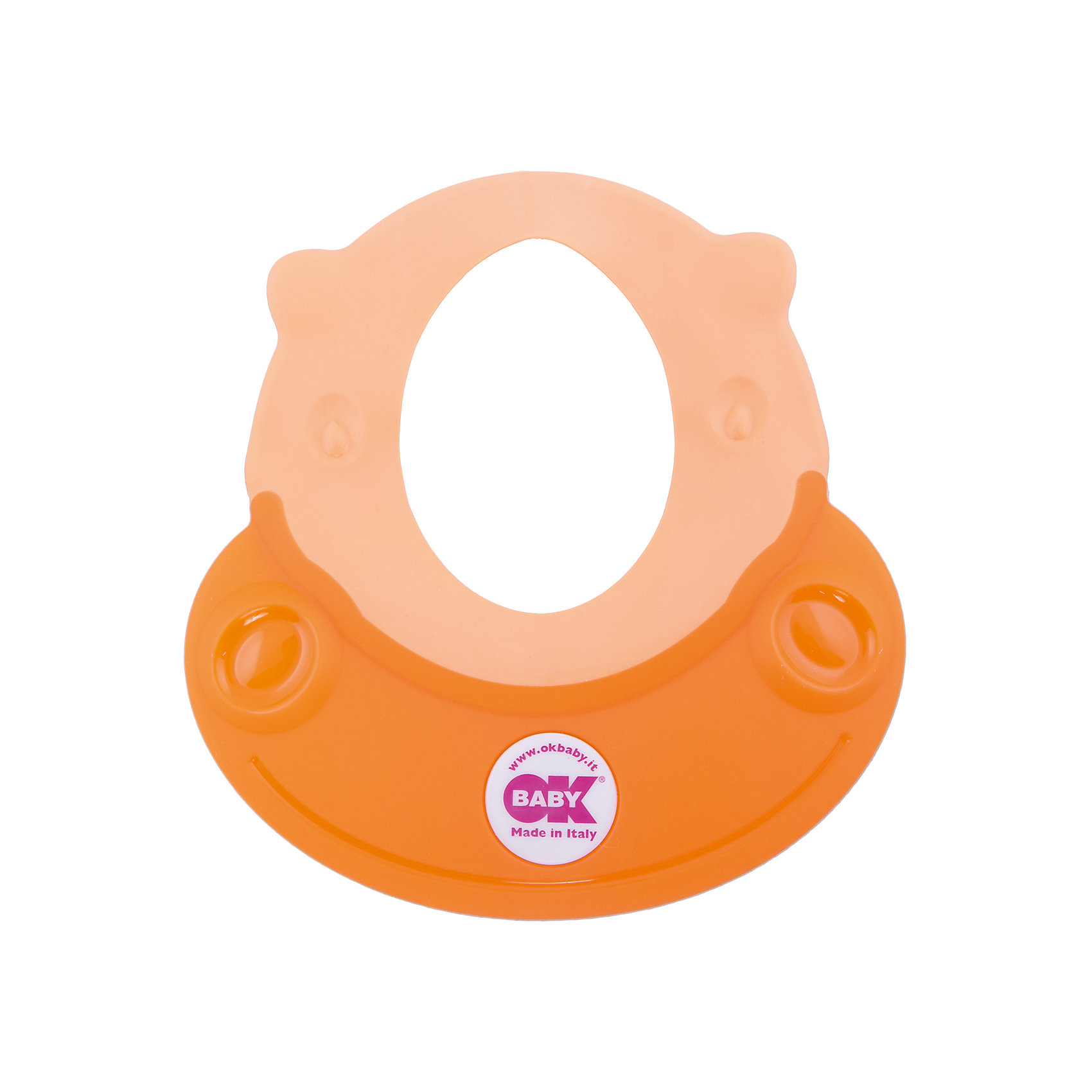 Козырек для купания Hippo, Ok Baby, оранжевый Козырек для купания Hippo, Ok Baby, оранжевыйМалыши обожают купаться, но немногие дети любят мыть голову. Неприятные ощущения при попадании воды в глаза и на лицо сможет устранить удобный, яркий козырек для купания. Козырек в виде очаровательного бегемотика обязательно понравится крохе и превратит процесс мытья головы в веселую и увлекательную игру! Изделие выполнено из высококачественного пластика безопасного для детей. <br><br>Дополнительная информация:<br><br>- Материал: пластик, резина.<br>- Размер: 52х45 см.<br>- Рекомендуемый возраст: от 8 до 36 месяцев.<br>- Яркий, привлекательный дизайн. <br><br>Козырек для купания Hippo, Ok Baby, оранжевый, можно купить в нашем магазине.<br><br>Ширина мм: 150<br>Глубина мм: 130<br>Высота мм: 100<br>Вес г: 200<br>Возраст от месяцев: 6<br>Возраст до месяцев: 36<br>Пол: Женский<br>Возраст: Детский<br>SKU: 4443726
