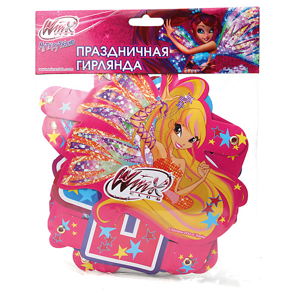 Гирлянда-буквы С Днем рождения, Winx Club Гирлянда-буквы С Днем рождения, Winx ClubБаннеры и гирлянды для детской вечеринки<br>Дети всегда очень ждут свой День рождения, а какой же праздник без оригинального поздравления? Яркая гирлянда с буквами и любимыми героинями обязательно понравится ребенку, поднимет настроение и подарит море положительных эмоций!<br><br>Дополнительная информация:<br><br>- Материал: картон.<br>- Длина гирлянды: 220 см.<br><br>Гирлянду-буквы С Днем рождения, Winx Club (Винкс Клуб), можно купить в нашем магазине.<br><br>Ширина мм: 250<br>Глубина мм: 200<br>Высота мм: 10<br>Вес г: 80<br>Возраст от месяцев: 12<br>Возраст до месяцев: 144<br>Пол: Женский<br>Возраст: Детский<br>SKU: 4444328
