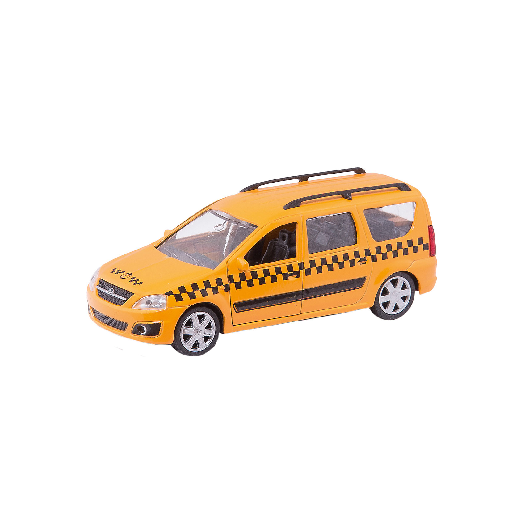 Машина LADA LARGUS, такси, 1:38 Машина LADA LARGUS, такси, 1:38Машинки<br>МашинаLADA LARGUS, такси, - коллекционная модель, являющая копией настоящего автомобиля, сделанной в масштабе 1:38. Машинка станет прекрасным подарком всем юным автолюбителям и займет достойное место в любой коллекции автомобилей. Игрушка имеет инерционный механизм и открывающиеся двери, выполнена из высококачественных прочных безопасных материалов. <br><br>Дополнительная информация:<br><br>- Материал: пластик, металл.<br>- Масштаб: 1:38.<br>- Колеса подвижные.<br>- Двери открываются.<br>- Инерционный механизм. <br><br>Машину LADA LARGUS, такси, 1:38, можно купить в нашем магазине.<br><br>Ширина мм: 165<br>Глубина мм: 57<br>Высота мм: 72<br>Вес г: 159<br>Возраст от месяцев: 36<br>Возраст до месяцев: 84<br>Пол: Мужской<br>Возраст: Детский<br>SKU: 4515345
