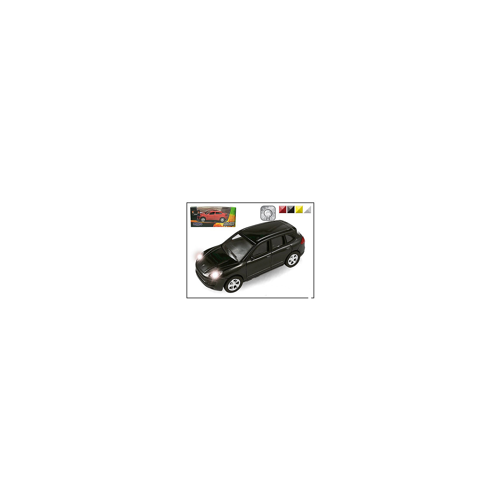 Машина GERMANY ELITE ALLROAD, со светом, 1:43 Машина GERMANY ELITE ALLROAD, со светом, 1:43Машинки<br>Машинка Germany Elite Allroad со светом фар 1:43, Autotime (Автотайм).<br><br>Характеристики:<br><br>• Масштаб 1:43<br>• Материал: металл, пластик<br>• Батарейки: 3xLR41 (входят в комплект)<br>• Упаковка: картонная коробка блистерного типа<br>• Размер упаковки: 16x6х7 см.<br>• ВНИМАНИЕ! Данный артикул представлен в различном цветовом исполнении. К сожалению, заранее выбрать определенный вариант невозможно. При заказе нескольких машинок возможно получение одинаковых<br><br>Машинка Germany Elite Allroad, выполненная в масштабе 1:43, приведет в восторг всех юных автолюбителей! Колеса машины подвижные, фары при движении светятся. Корпус машинки изготовлен из металла, а все дополнительные элементы из пластика. Товар соответствует требованиям безопасности и стандартам качества продукции.<br><br>Машинку Germany Elite Allroad со светом фар 1:43, Autotime (Автотайм) можно купить в нашем интернет-магазине.<br><br>Ширина мм: 150<br>Глубина мм: 57<br>Высота мм: 65<br>Вес г: 139<br>Возраст от месяцев: 36<br>Возраст до месяцев: 84<br>Пол: Мужской<br>Возраст: Детский<br>SKU: 4515352