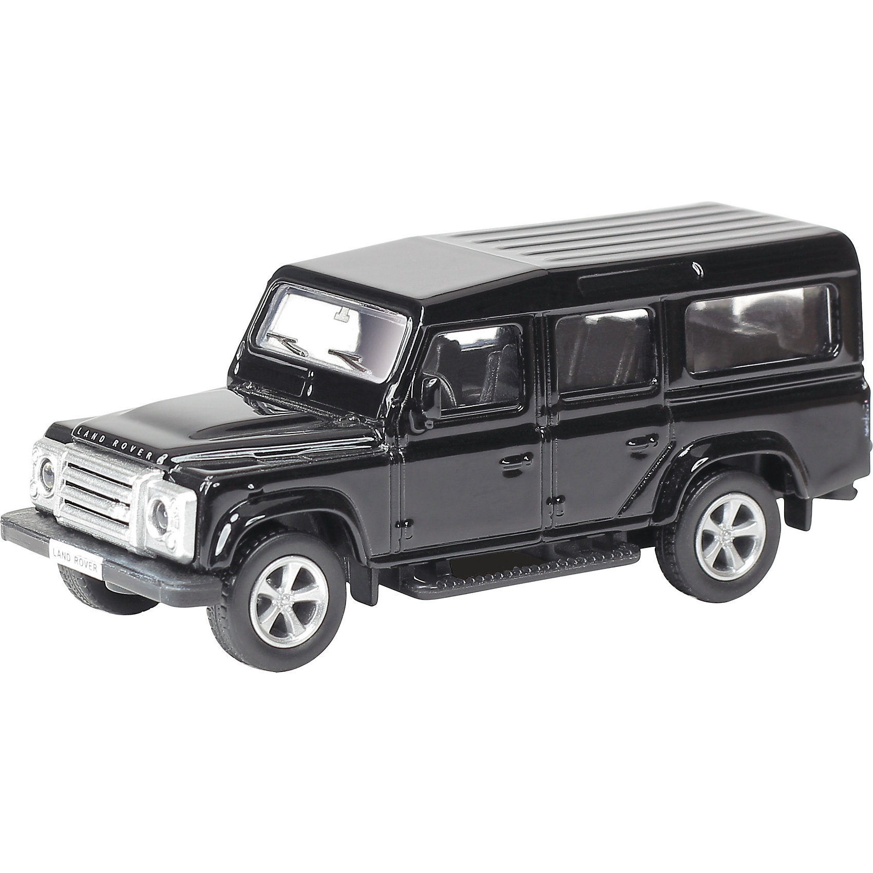 Машина LAND ROVER DEFENDER 3 Машина LAND ROVER DEFENDER 3Машинки<br>Машинка Land Rover Defender 3, Autotime (Автотайм).<br><br>Характеристики:<br><br>• Масштаб 1:60<br>• Длина машинки: 7,6 см.<br>• Материал: металл, пластик<br>• Цвет: черный<br>• Упаковка: картонная коробка блистерного типа<br>• Размер упаковки: 9x4x4 см.<br><br>Машинка Land Rover Defender 3 от Autotime (Автотайм) является уменьшенной копией настоящего внедорожника, производившийся британской компанией Land Rover до 2016 года. Модель имеет высокую степень детализации. Корпус машинки изготовлен из металла, а все дополнительные элементы из пластика. Автомобиль качественно окрашен. Салон автомобиля тщательно проработан. Резиновые колеса свободно вращаются. Машинка Land Rover Defender станет хорошим подарком и ребенку, и коллекционеру моделей автомобилей.<br><br>Машинку Land Rover Defender 3, Autotime (Автотайм) можно купить в нашем интернет-магазине.<br><br>Ширина мм: 90<br>Глубина мм: 42<br>Высота мм: 40<br>Вес г: 54<br>Возраст от месяцев: 36<br>Возраст до месяцев: 84<br>Пол: Мужской<br>Возраст: Детский<br>SKU: 4515357
