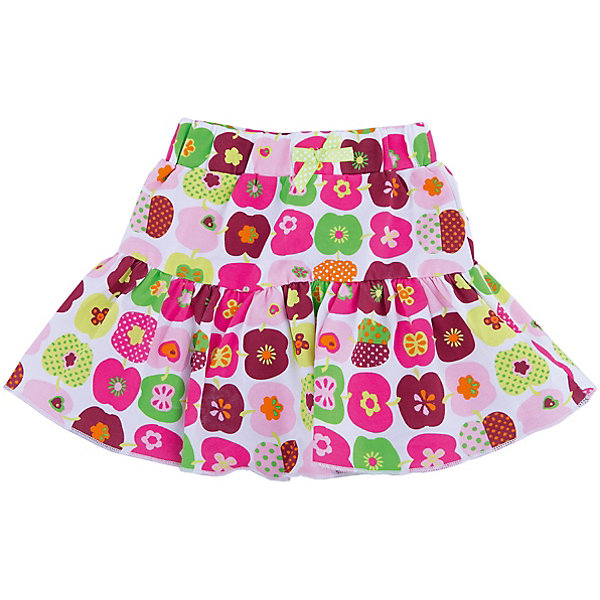 Юбка для девочки Sweet Berry Юбка для девочки Sweet BerryЮбки<br>Яркая трикотажная юбка на кокетке. Пояс регулиркется эластичной резинкой.<br>Состав:<br>95% хлопок, 5% эластан<br><br>Ширина мм: 207<br>Глубина мм: 10<br>Высота мм: 189<br>Вес г: 183<br>Цвет: белый<br>Возраст от месяцев: 9<br>Возраст до месяцев: 12<br>Пол: Женский<br>Возраст: Детский<br>Размер: 80,98,92,86<br>SKU: 4520636