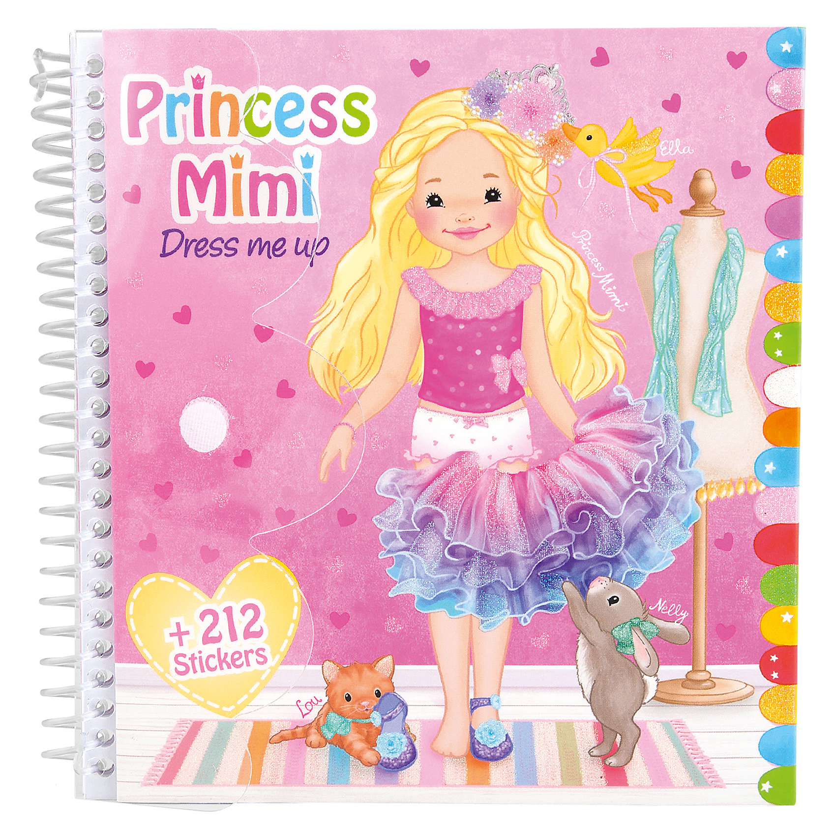 Альбом с наклейками Наряди меня, Princess Mimi Альбом с наклейками Наряди меня, Princess MimiКниги для развития творческих навыков<br>Альбом с наклейками Наряди меня, Princess Mimi<br><br>Характеристики:<br><br>• Количество страниц: 24 листа<br>• Размер: 16х15,5 см<br>• В комплекте: раскраска, 10 листов наклеек<br><br>Пользуясь этим альбомом, ваш ребенок сможет проявить фантазию и развить свое воображение, наряжая принцессу Мими. В альбоме содержится 24 листа с картинками и 10 листов с наклейками. Большое разнообразие нарядов – от простого наряда, до вечернего, от милых и простых – до нарядных и дорогих.<br><br>Альбом с наклейками Наряди меня, Princess Mimi можно купить в нашем интернет-магазине.<br><br>Ширина мм: 166<br>Глубина мм: 160<br>Высота мм: 19<br>Вес г: 124<br>Возраст от месяцев: 36<br>Возраст до месяцев: 72<br>Пол: Женский<br>Возраст: Детский<br>SKU: 4532713