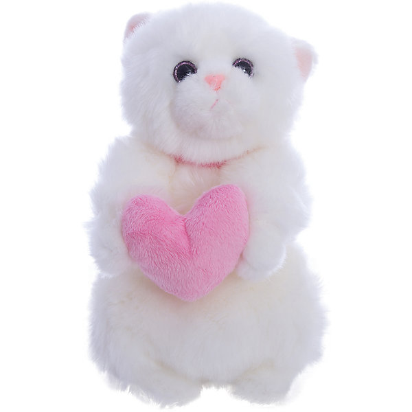 Кошечка Лулу, 20 см с сердечком, Gulliver Кошечка Лулу, 20 см с сердечком, GulliverМягкие игрушки животные<br>Очаровательная кошечка Лулу обязательно понравится и взрослым, и детям. Милая киска держит в лапках плюшевое сердце, Лулу имеет мягкую шерстку, очень приятную на ощупь, и выразительные глаза. Игрушка выполнена из высококачественных экологичных материалов безопасных для детей. <br><br>Дополнительная информация:<br><br>- Материал: искусственный мех, плюш, синтепон, пластик. <br>- Размер: 20 см. <br><br>Кошечку Лулу, 20 см с сердечком, Gulliver, можно купить в нашем магазине.<br><br>Ширина мм: 120<br>Глубина мм: 120<br>Высота мм: 190<br>Вес г: 202<br>Возраст от месяцев: 36<br>Возраст до месяцев: 84<br>Пол: Унисекс<br>Возраст: Детский<br>SKU: 4533899