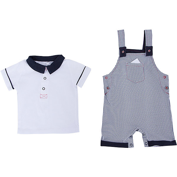 Комплект: футболка и полукомбинезон для мальчика Soni Kids Комплект: футболка и полукомбинезон для мальчика Soni KidsКомплекты<br>Комплект: футболка и полукомбинезон для мальчика от популярной марки Soni Kids <br> <br>Нарядный и удобный набор в черно-белой гамме сшит из мягкого дышащего хлопка. Это гипоаллергенный материал, который отлично подходит для детской одежды. Правильный крой обеспечит ребенку удобство, не будет натирать и стеснять движения. <br> <br>Особенности модели: <br> <br>- цвет - белый, черный; <br>- материал - натуральный хлопок; <br>- на груди - кармашек; <br>- отложной воротник; <br>- рукава короткие, с отделкой; <br>- застежки - кнопки на груди и внизу. <br> <br>Дополнительная информация: <br> <br>Состав: 100% хлопок <br> <br>Комплект: футболка и полукомбинезон для мальчика от популярной марки Soni Kids (Сони Кидс) можно купить в нашем магазине.<br><br>Ширина мм: 157<br>Глубина мм: 13<br>Высота мм: 119<br>Вес г: 200<br>Цвет: белый/серый<br>Возраст от месяцев: 3<br>Возраст до месяцев: 6<br>Пол: Мужской<br>Возраст: Детский<br>Размер: 68,74,86,80<br>SKU: 4545051