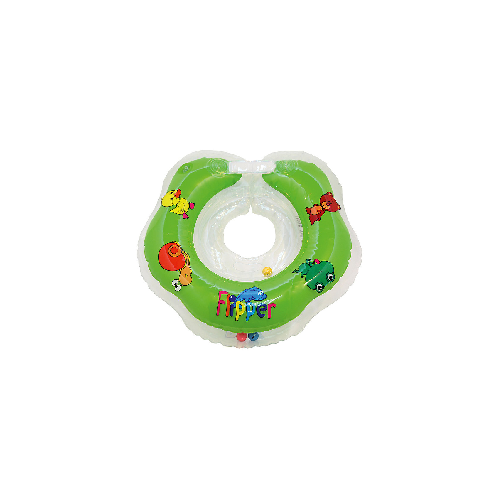 Круг на шею Flipper FL001 для купания малышей 0+, Roxy-Kids, зеленый Круг на шею Flipper FL001 для купания малышей 0+, Roxy-Kids, зеленыйКруги для купания малыша<br>Круг на шею Flipper FL001, Roxy-Kids, обеспечит безопасность и комфорт Вашего ребенка во время купания и активных игр в воде. Может использоваться в ванной или для бассейна и на море. Круг выполнен из прочного полимера, имеет яркий привлекательный дизайн и полностью безопасен для детей. Оснащен двумя воздушными камерами, в которых находятся шарики-погремушки, комфортной выемкой для подбородка и ручками, благодаря которым родители смогут контролировать малыша. Дополнительная безопасность круга обеспечивается особой конструкцией круг в круге. Мягкий шов не натирает шею малыша благодаря технологии внутреннего шва. Две практичные регулируемые застежки (карабин и липучка) позволяют быстро и легко зафиксировать круг во время купания. Рассчитан на детей от 0 до 2 лет, весом до 18 кг.<br><br>Дополнительная информация:<br><br>- Цвет: зеленый/лужайка.<br>- Материал: ПВХ.<br>- Размер круга: 39 х 36 см.<br>- Размер упаковки: 15 х 5 х 15 см.<br>- Вес: 0,3 кг.<br><br>Круг на шею Flipper FL001 для купания малышей 0+, Roxy-Kids, зеленый, можно купить в нашем интернет-магазине.<br><br>Ширина мм: 150<br>Глубина мм: 50<br>Высота мм: 150<br>Вес г: 300<br>Цвет: зеленый<br>Возраст от месяцев: 0<br>Возраст до месяцев: 18<br>Пол: Унисекс<br>Возраст: Детский<br>SKU: 4546381