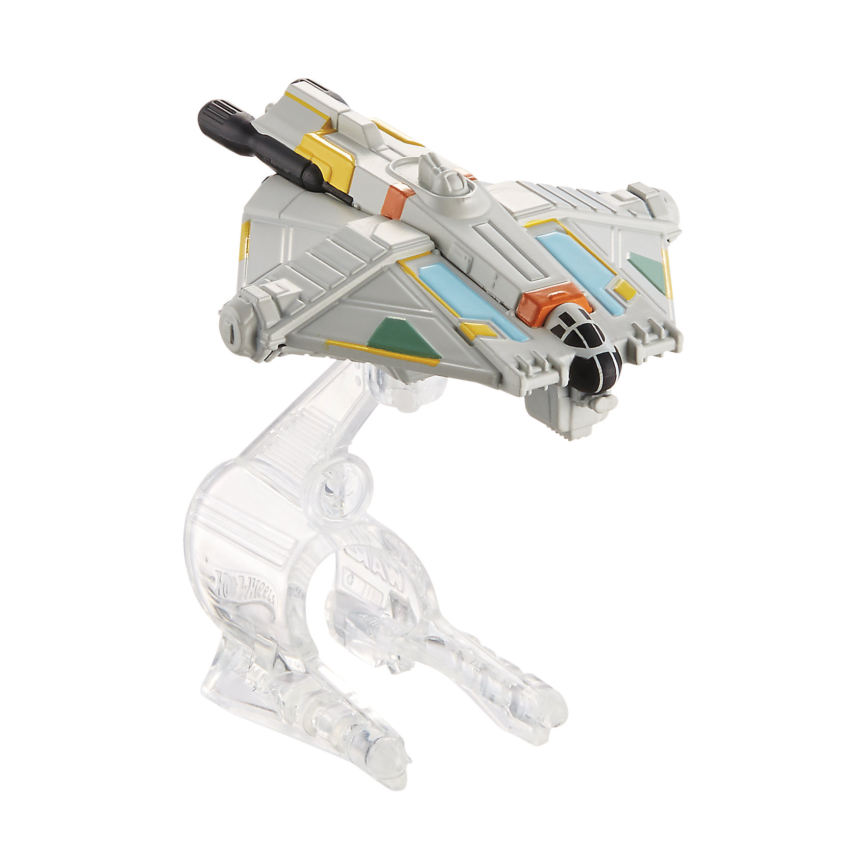 Звездный корабль Star Wars, Hot Wheels Звездный корабль Star Wars, Hot WheelsЗвездные войны Игрушки<br>Эта игрушка приведет в восторг всех любителей саги Звездные войны! Межгалактический звездолет является точной копией корабля, представленного в фильме. Надевай на руку устройство light Navigator (подставку) и запускай свой звездный корабль в межгалактическое пространство! Собери все игрушки серии Hot Wheels Star Wars и устрой настоящее звездное сражение! Все элементы набора выполнены из высококачественного экологичного пластика безопасного для детей. <br><br>Дополнительная информация:<br><br>- Материал: пластик. <br>- Размер упаковки: 16х6х16,5 см.<br>- Комплектация: корабль, подставка. <br>- Длина корабля: 8 см.<br>- Высота подставки: 6 см.<br>- Совместим с другими игрушками из серии Hot Wheels Star Wars.<br><br> Звездный корабль Star Wars, Hot Wheels (Хот Вилс), можно купить в нашем магазине.<br><br>Ширина мм: 160<br>Глубина мм: 55<br>Высота мм: 165<br>Вес г: 330<br>Возраст от месяцев: 48<br>Возраст до месяцев: 96<br>Пол: Мужской<br>Возраст: Детский<br>SKU: 4557629