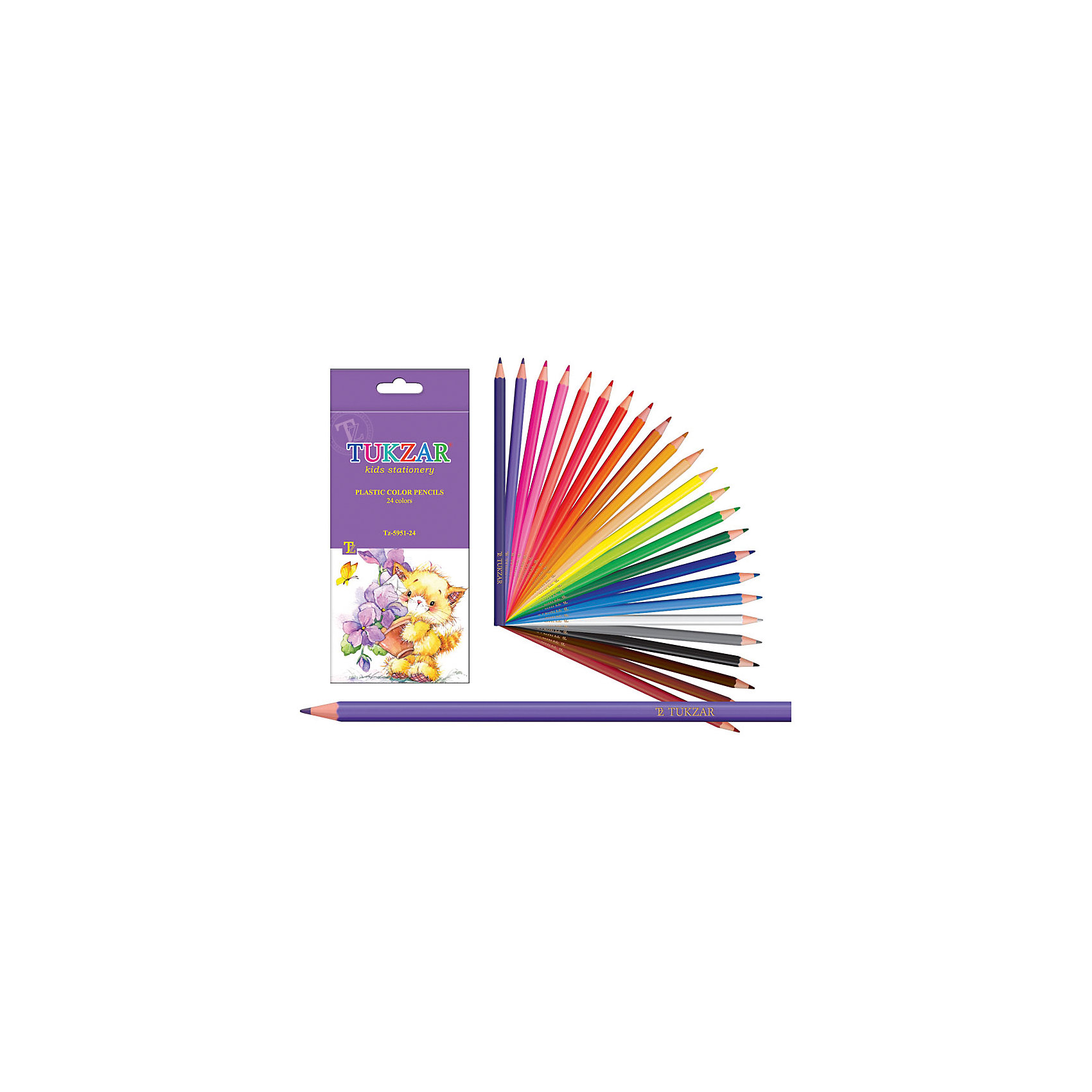 Цветные карандаши 24 цветов от myToys Цветные карандаши 24 цветов от myToys