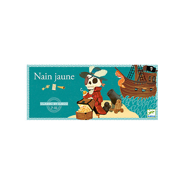 Игра Желтый карлик, DJECO Игра Желтый карлик, DJECOНастольные игры для всей семьи<br>Игра Желтый карлик, Djeco (Джеко) - увлекательная настольная игра, которая придется пот душе всем любителям морских приключений и пиратской тематики. В игре могут участвовать от 2 до 4 игроков. Цель игры состоит в том, чтобы собрать как можно больше сокровищ. Перед началом игры, каждый игрок получает по 19 жетонов, которые обозначают различные драгоценности, а также определенное число карт. Остальные карты откладываются рубашкой вверх и используются в следующей партии. Игровая доска помещается по центру стола между игроками. В центре доски находится сундук капитана Крюка. Игроки делают ставки и по очереди выкладывают по старшинству карты в стопку. Если игрок не может продолжить начатую серию, ход переходит к следующему игроку, который должен продолжить эту же серию. Сбросивший все карты получает слиток золота за каждую карту, которая остается на руках у остальных участников. Побеждает тот, кто соберет за игру больше всех сокровищ.<br><br>Дополнительная информация:<br><br>- В комплекте: 1 игровая доска с 5 картами выигрыша, 1 сундук капитана Крюка, 52 карты (в том числе 5 выигрышных), 78 жетонов (12 алмазов, 12 рубинов, 12 сапфиров, 12 изумрудов, 30 слитков золота), подробные правила игры.<br>- Материал: картон, дерево.<br>- Размер упаковки: 42 x 16 x 3,5 см.<br><br>Игру Желтый карлик, Djeco (Джеко), можно купить в нашем магазине.<br><br>Ширина мм: 40<br>Глубина мм: 420<br>Высота мм: 160<br>Вес г: 850<br>Возраст от месяцев: 84<br>Возраст до месяцев: 120<br>Пол: Унисекс<br>Возраст: Детский<br>SKU: 4566287