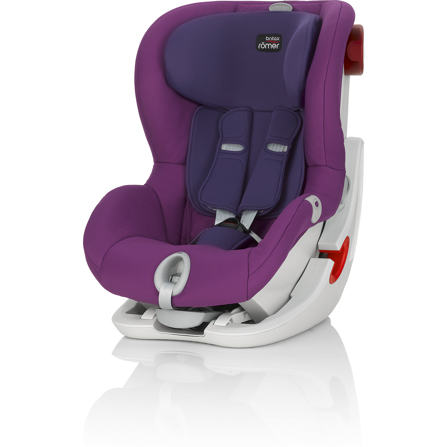 Автокресло Britax Romer KING II LS, 9-18 кг, Mineral Purple Trendline Автокресло Britax Romer KING II LS, 9-18 кг, Mineral Purple TrendlineГруппа 1 (От 9 до 18 кг)<br>Автокресло King II LS оснащено уникальной системой световой индикации натяжения ремня безопасности и складывающимся вперед сиденьем для удобства установки. <br>- Установка в автомобиле с помощью штатного ремня безопасности<br>- Индикатор определяет уровень натяжения внутреннего ремня автокресла<br>- 5-точечные ремни безопасности, регулируемые одной рукой<br>- Угол наклона регулируется в 4-х положениях<br>- Система наклона кресла вперед обеспечивает улучшенный доступ и обзор при установке кресла в салоне автомобиля<br>- Глубокие мягкие боковины обеспечивают оптимальную защиту при боковых столкновениях<br>- Мягкие плечевые накладки на ремни для максимального комфорта<br>- Съемный моющийся чехол<br>- Батарейки включены в комплект поставки<br>- Размеры (Д / Ш / В): 54 х 45 х 67 см<br>- Размеры спинки сиденья (Д / Ш): 30 х 34 см<br>- Длина спинки: 55 см<br>- Вес: 10.3 кг<br><br>Автокресло KING II LS, 9-18 кг., BRITAX ROMER (Бритакс Ремер), Mineral Purple Trendline можно купить в нашем магазине.<br><br>Ширина мм: 540<br>Глубина мм: 450<br>Высота мм: 680<br>Вес г: 10500<br>Цвет: сиреневый<br>Возраст от месяцев: 9<br>Возраст до месяцев: 48<br>Пол: Унисекс<br>Возраст: Детский<br>SKU: 4576177