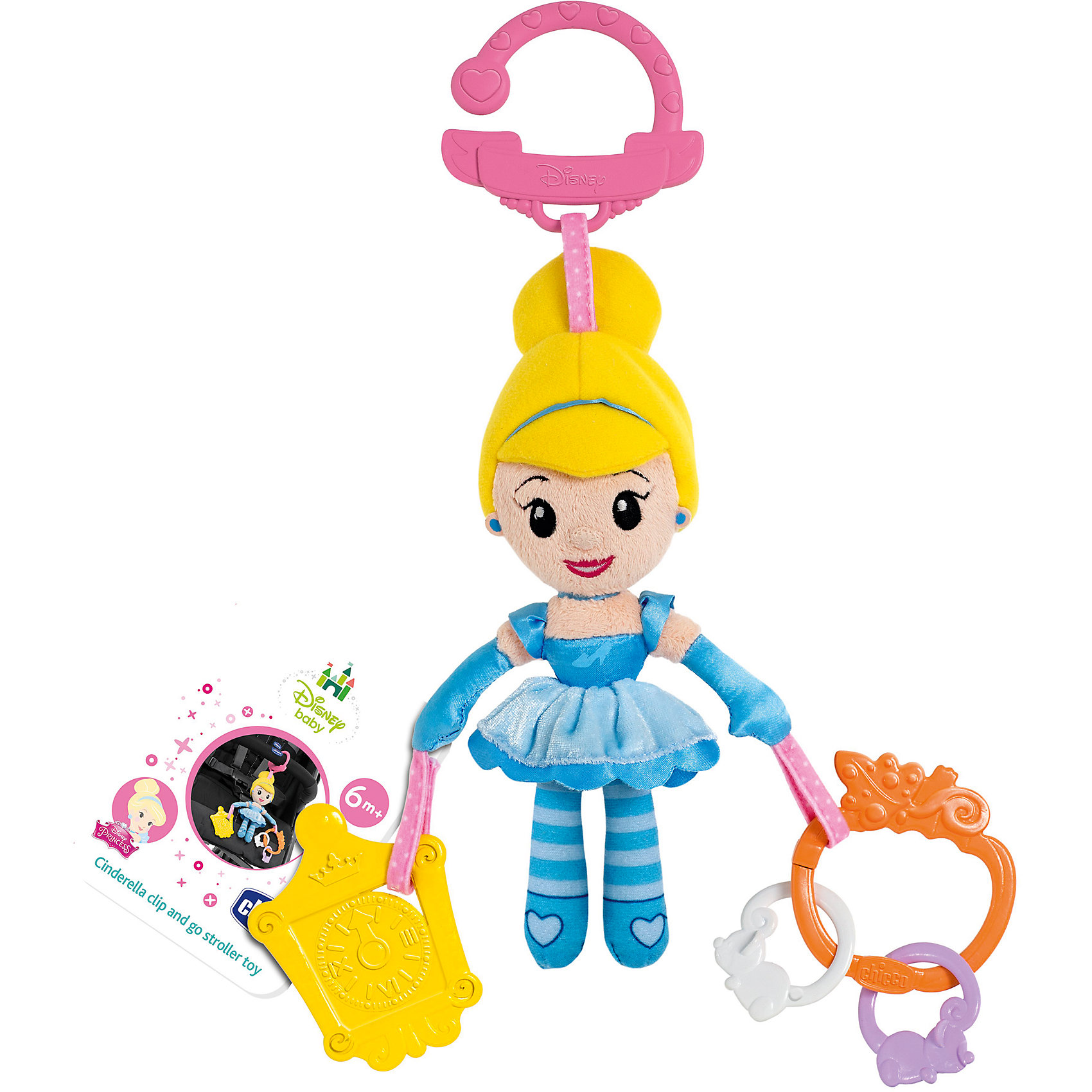 CHICCO Игрушка для коляски Золушка, Disney, CHICCO мобили chicco игрушка проектор для кроватки бемби