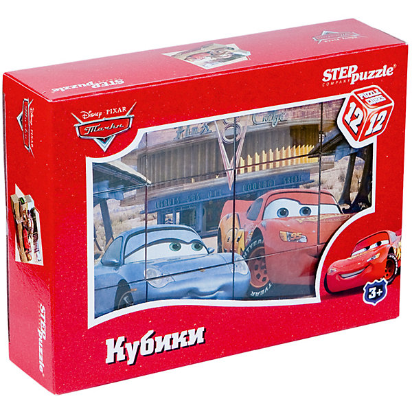 Кубики Тачки, 12 шт, Step Puzzle Кубики Тачки, 12 шт, Step PuzzleКубики<br>Кубики Тачки, 12 шт, Step Puzzle (Степ Пазл) - это кубики с яркими запоминающимися картинками.<br>Красочный набор кубиков с иллюстрациями к мультфильму Disney Тачки предназначен для развития логики, зрительной памяти и внимания у детей младшего возраста. Из 12 кубиков можно составить 6 разных сюжетов из любимого мультфильма. Кубики изготовлены из легкого прочного пластика. Яркие, сочные картинки, наклеенные на пластик, хорошо держатся, рисунки глянцевые. Наборы из 12 кубиков – для тех, кто освоил навык сборки картинки из 9 кубиков. Заложенный дидактический принцип «от простого к сложному» позволит ребёнку поверить в свои силы.<br><br>Дополнительная информация:<br><br>- В наборе: 12 кубиков<br>- Сторона кубика: 4 см.<br>- Размер готовой картинки: 12х16 см.<br>- Материал: пластик, картон<br>- Упаковка: картонная коробка<br>- Размер упаковки: 160x40x120 мм.<br>- Вес: 400 гр.<br><br>Кубики Тачки, 12 шт, Step Puzzle (Степ Пазл) можно купить в нашем интернет-магазине.<br><br>Ширина мм: 160<br>Глубина мм: 40<br>Высота мм: 120<br>Вес г: 400<br>Возраст от месяцев: 36<br>Возраст до месяцев: 84<br>Пол: Унисекс<br>Возраст: Детский<br>SKU: 4588235