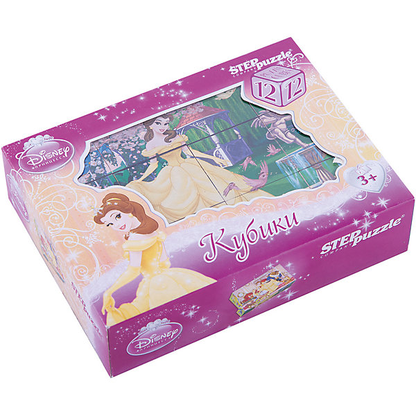 Кубики Бэль, 12шт, Step Puzzle Кубики Бэль, 12шт, Step PuzzleКубики<br>Кубики Бэль, 12шт, Step Puzzle (Степ Пазл) - это кубики с яркими запоминающимися картинками.<br>Красочный набор кубиков с иллюстрациями к мультфильму Disney Красавица и чудовище предназначен для развития логики, зрительной памяти и внимания у детей младшего возраста. Из 12 кубиков можно составить 6 разных сюжетов из любимого мультфильма. Кубики изготовлены из легкого прочного пластика. Яркие, сочные картинки, наклеенные на пластик, хорошо держатся, рисунки глянцевые. Наборы из 12 кубиков – для тех, кто освоил навык сборки картинки из 9 кубиков. Заложенный дидактический принцип «от простого к сложному» позволит ребёнку поверить в свои силы.<br><br>Дополнительная информация:<br><br>- В наборе: 12 кубиков<br>- Сторона кубика: 4 см.<br>- Размер готовой картинки: 12х16 см.<br>- Материал: пластик, картон<br>- Упаковка: картонная коробка<br>- Размер упаковки: 160x40x120 мм.<br>- Вес: 400 гр.<br><br>Кубики Бэль, 12шт, Step Puzzle (Степ Пазл) можно купить в нашем интернет-магазине.<br><br>Ширина мм: 160<br>Глубина мм: 40<br>Высота мм: 120<br>Вес г: 400<br>Возраст от месяцев: 36<br>Возраст до месяцев: 84<br>Пол: Унисекс<br>Возраст: Детский<br>SKU: 4588236