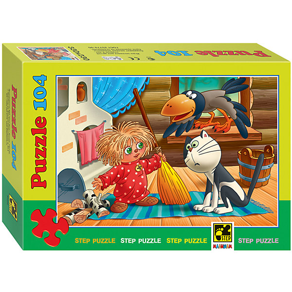 Пазл Домовенок Кузя, 104 детали, Step Puzzle Пазл Домовенок Кузя, 104 детали, Step PuzzleПазлы классические<br>Пазл Домовенок Кузя, 104 детали, Step Puzzle (Степ Пазл) – это замечательный красочный пазл с изображением любимых героев.<br>Непоседливый домовёнок по имени Кузя приглашает принять участие в забавных приключениях. Подарите ребенку чудесный пазл Домовенок Кузя, и он будет увлеченно подбирать детали, пока не составит яркую и интересную картинку, на которой изображены забавный домовенок Кузя, кот и ворона. Сборка пазла Домовенок Кузя от Step Puzzle (Степ Пазл) подарит Вашему ребенку не только множество увлекательных вечеров, но и принесет пользу для развития. Координация, моторика, внимательность легко тренируются, пока ребенок увлеченно подбирает детали. Качественные фрагменты пазла отлично проклеены и идеально подходят один к другому, поэтому сборка пазла обеспечит малышу только положительные эмоции. Вы будете использовать этот пазл не один год, ведь благодаря качественной нарезке детали не расслаиваются даже после многократного использования.<br><br>Дополнительная информация:<br><br>- Количество деталей: 104<br>- Материал: картон<br>- Размер собранной картинки: 33х23 см.<br>- Отличная проклейка<br>- Долгий срок службы<br>- Детали идеально подходят друг другу<br>- Яркий сюжет<br>- Упаковка: картонная коробка<br>- Размер упаковки: 195x35x140 мм.<br>- Вес: 400 гр.<br><br>Пазл Домовенок Кузя, 104 детали, Step Puzzle (Степ Пазл) можно купить в нашем интернет-магазине.<br><br>Ширина мм: 195<br>Глубина мм: 35<br>Высота мм: 140<br>Вес г: 400<br>Возраст от месяцев: 60<br>Возраст до месяцев: 144<br>Пол: Унисекс<br>Возраст: Детский<br>Количество деталей: 104<br>SKU: 4588267
