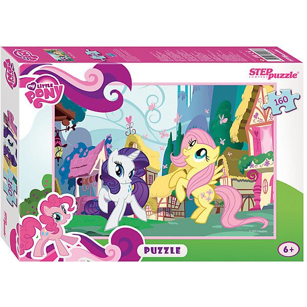 Пазл My little Pony, 160 детелей, Step Puzzle Пазл My little Pony, 160 детелей, Step PuzzleПазлы классические<br>Пазл My little Pony, 160 деталей, Step Puzzle (Степ Пазл) – это замечательный красочный пазл с изображением любимых героев.<br>Знаменитые маленькие пони приглашают в свой волшебный мир. Подарите ребенку чудесный пазл My little Pony, и он будет увлеченно подбирать детали, пока не составит яркую и интересную картинку, на которой на фоне прелестных домиков Понивиля изображены Флатершай, любующаяся стайкой бабочек и Рарити. Сборка пазла My little Pony от Step Puzzle (Степ Пазл) подарит Вашему ребенку не только множество увлекательных вечеров, но и принесет пользу для развития. Координация, моторика, внимательность легко тренируются, пока ребенок увлеченно подбирает детали. Качественные фрагменты пазла отлично проклеены и идеально подходят один к другому, поэтому сборка пазла обеспечит малышу только положительные эмоции. Вы будете использовать этот пазл не один год, ведь благодаря качественной нарезке детали не расслаиваются даже после многократного использования.<br><br>Дополнительная информация:<br><br>- Количество деталей: 160<br>- Материал: картон<br>- Размер собранной картинки: 34,5х24 см.<br>- Отличная проклейка<br>- Долгий срок службы<br>- Детали идеально подходят друг другу<br>- Яркий сюжет<br>- Упаковка: картонная коробка<br>- Размер упаковки: 280x40x195 мм.<br>- Вес: 400 гр.<br><br>Пазл My little Pony, 160 деталей, Step Puzzle (Степ Пазл) можно купить в нашем интернет-магазине.<br><br>Ширина мм: 280<br>Глубина мм: 40<br>Высота мм: 195<br>Вес г: 400<br>Возраст от месяцев: 60<br>Возраст до месяцев: 144<br>Пол: Унисекс<br>Возраст: Детский<br>Количество деталей: 160<br>SKU: 4588280