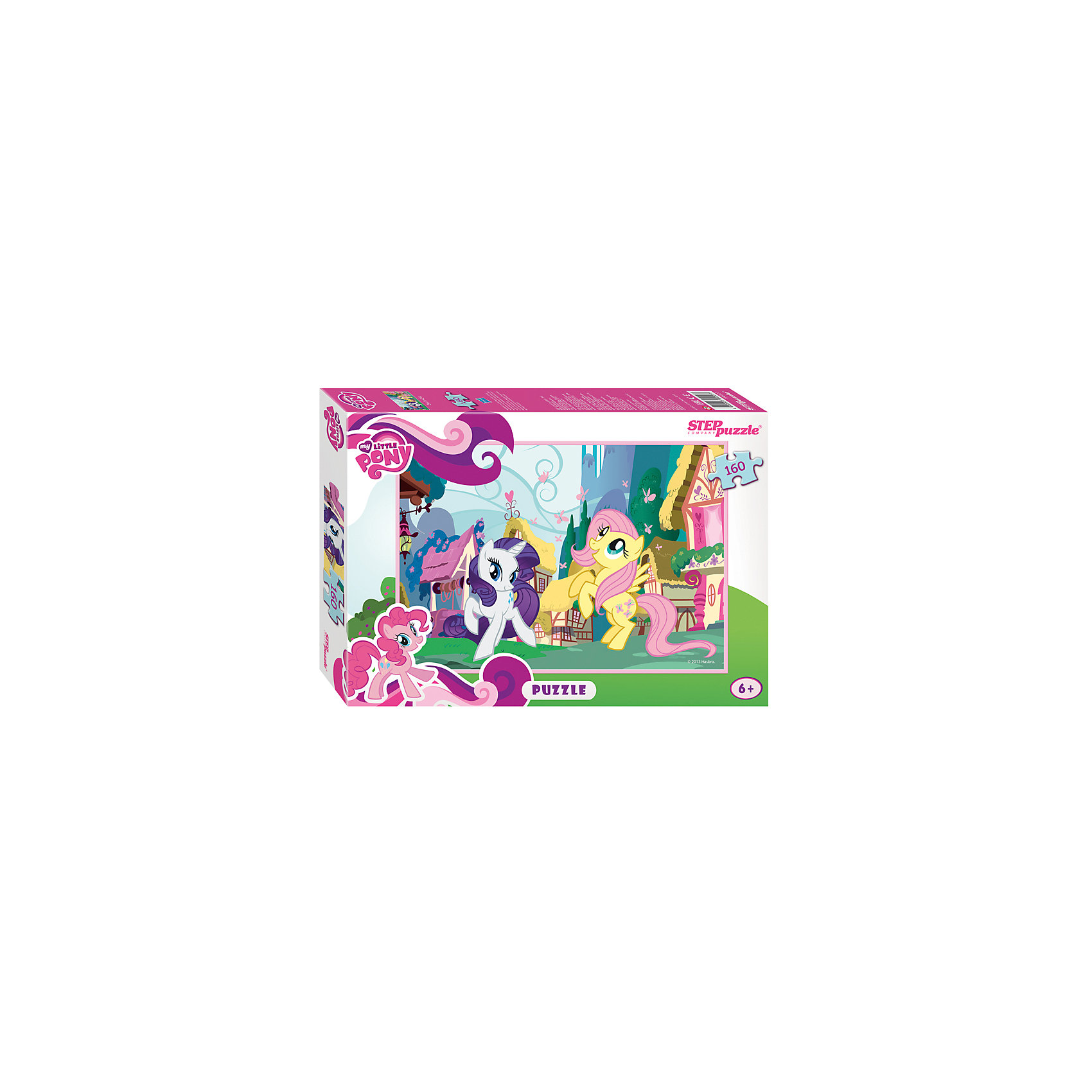 Пазл My little Pony, 160 детелей, Step Puzzle Пазл My little Pony, 160 детелей, Step PuzzleКлассические пазлы<br>Пазл My little Pony, 160 деталей, Step Puzzle (Степ Пазл) – это замечательный красочный пазл с изображением любимых героев.<br>Знаменитые маленькие пони приглашают в свой волшебный мир. Подарите ребенку чудесный пазл My little Pony, и он будет увлеченно подбирать детали, пока не составит яркую и интересную картинку, на которой на фоне прелестных домиков Понивиля изображены Флатершай, любующаяся стайкой бабочек и Рарити. Сборка пазла My little Pony от Step Puzzle (Степ Пазл) подарит Вашему ребенку не только множество увлекательных вечеров, но и принесет пользу для развития. Координация, моторика, внимательность легко тренируются, пока ребенок увлеченно подбирает детали. Качественные фрагменты пазла отлично проклеены и идеально подходят один к другому, поэтому сборка пазла обеспечит малышу только положительные эмоции. Вы будете использовать этот пазл не один год, ведь благодаря качественной нарезке детали не расслаиваются даже после многократного использования.<br><br>Дополнительная информация:<br><br>- Количество деталей: 160<br>- Материал: картон<br>- Размер собранной картинки: 34,5х24 см.<br>- Отличная проклейка<br>- Долгий срок службы<br>- Детали идеально подходят друг другу<br>- Яркий сюжет<br>- Упаковка: картонная коробка<br>- Размер упаковки: 280x40x195 мм.<br>- Вес: 400 гр.<br><br>Пазл My little Pony, 160 деталей, Step Puzzle (Степ Пазл) можно купить в нашем интернет-магазине.<br><br>Ширина мм: 280<br>Глубина мм: 40<br>Высота мм: 195<br>Вес г: 400<br>Возраст от месяцев: 60<br>Возраст до месяцев: 144<br>Пол: Унисекс<br>Возраст: Детский<br>Количество деталей: 160<br>SKU: 4588280