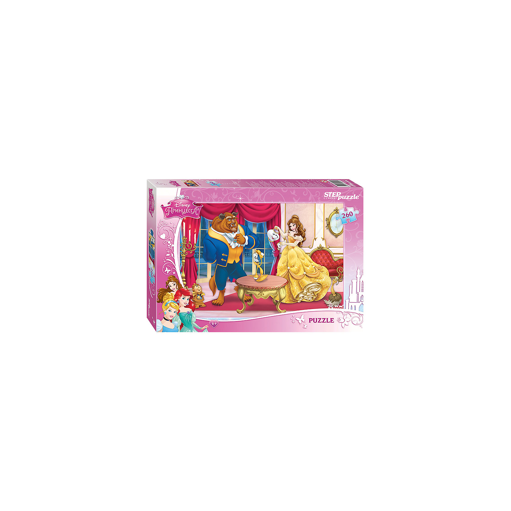 Пазл Красавица и Чудовище, 260 деталей, Step Puzzle Пазл Красавица и Чудовище, 260 деталей, Step PuzzleКлассические пазлы<br>Пазл Красавица и Чудовище, 260 деталей, Step Puzzle (Степ Пазл) – это замечательный красочный пазл с изображением любимых героев.<br>В заколдованном замке, скрытом в темном лесу, живет ужасное Чудовище. Растопить лед в его сердце и вернуть ему человеческий облик, сняв заклятие, может только прекрасная девушка, которая полюбит его таким, какой он есть. Погрузитесь в знаменитую историю любви Красавицы и Чудовища, рассказанную Disney. Подарите ребенку чудесный пазл Красавица и Чудовище, и он будет увлеченно подбирать детали, пока не составит яркую и интересную картинку, на которой изображены принцесса Бель, принц в образе Чудовища и заколдованные слуги замка. Сборка пазла Красавица и Чудовище от Step Puzzle (Степ Пазл) подарит Вашему ребенку не только множество увлекательных вечеров, но и принесет пользу для развития. Координация, моторика, внимательность легко тренируются, пока ребенок увлеченно подбирает детали. Качественные фрагменты пазла отлично проклеены и идеально подходят один к другому, поэтому сборка пазла обеспечит малышу только положительные эмоции. Вы будете использовать этот пазл не один год, ведь благодаря качественной нарезке детали не расслаиваются даже после многократного использования.<br><br>Дополнительная информация:<br><br>- Количество деталей: 260<br>- Материал: картон<br>- Размер собранной картинки: 34,5х24 см.<br>- Отличная проклейка<br>- Долгий срок службы<br>- Детали идеально подходят друг другу<br>- Яркий сюжет<br>- Упаковка: картонная коробка<br>- Размер упаковки: 280x40x195 мм.<br>- Вес: 400 гр.<br><br>Пазл Красавица и Чудовище, 260 деталей, Step Puzzle (Степ Пазл) можно купить в нашем интернет-магазине.<br><br>Ширина мм: 280<br>Глубина мм: 40<br>Высота мм: 195<br>Вес г: 400<br>Возраст от месяцев: 72<br>Возраст до месяцев: 192<br>Пол: Унисекс<br>Возраст: Детский<br>Количество деталей: 260<br>SKU: 4588281