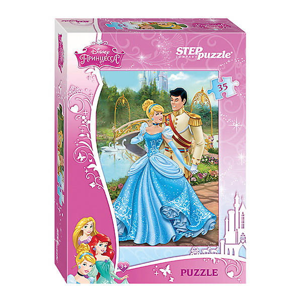 Пазл Золушка, 35 деталей, Step Puzzle Пазл Золушка, 35 деталей, Step PuzzleПазлы для малышей<br>Пазл Золушка, 35 деталей, Step Puzzle (Степ Пазл) – это замечательный красочный пазл с изображением любимых героев.<br>У Золушки теперь новый потрясающий образ. Сверкающее платье с иголочки, прекрасная укладка и красивый макияж подтверждают безупречный вкус и тонкое чувство стиля вечно юной звезды Disney. Подарите ребенку чудесный пазл Золушка, и он будет увлеченно подбирать детали, пока не составит яркую и интересную картинку, на которой изображены Золушка и Принц на фоне пруда с лебедями, а на заднем плане за лесом возвышается замок. Сборка пазла Золушка от Step Puzzle (Степ Пазл) подарит Вашему ребенку не только множество увлекательных вечеров, но и принесет пользу для развития. Координация, моторика, внимательность легко тренируются, пока ребенок увлеченно подбирает детали. Качественные фрагменты пазла отлично проклеены и идеально подходят один к другому, поэтому сборка пазла обеспечит малышу только положительные эмоции. Вы будете использовать этот пазл не один год, ведь благодаря качественной нарезке детали не расслаиваются даже после многократного использования.<br><br>Дополнительная информация:<br><br>- Количество деталей: 35<br>- Материал: картон<br>- Размер собранной картинки: 23х33 см.<br>- Отличная проклейка<br>- Долгий срок службы<br>- Детали идеально подходят друг другу<br>- Яркий сюжет<br>- Упаковка: картонная коробка<br>- Размер упаковки: 195x35x140 мм.<br>- Вес: 200 гр.<br><br>Пазл Золушка, 35 деталей, Step Puzzle (Степ Пазл) можно купить в нашем интернет-магазине.<br><br>Ширина мм: 195<br>Глубина мм: 35<br>Высота мм: 140<br>Вес г: 200<br>Возраст от месяцев: 36<br>Возраст до месяцев: 84<br>Пол: Унисекс<br>Возраст: Детский<br>Количество деталей: 35<br>SKU: 4588291