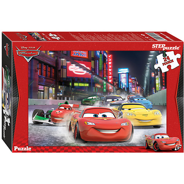 Пазл Тачки, 24 MAXI детали, Step Puzzle Пазл Тачки, 24 MAXI детали, Step PuzzleПазлы для малышей<br>Пазл Тачки, 24 MAXI детали, Step Puzzle (Степ Пазл) – это замечательный красочный пазл с изображением любимых героев.<br>Подарите ребенку чудесный пазл Тачки, и он будет увлеченно подбирать детали, пока не составит яркую и интересную картинку, на которой изображены Молния Маккуин и другие герои мультфильма. Большие детали позволяют самостоятельно собирать картинку даже маленьким детям. Сборка пазла Тачки от Step Puzzle (Степ Пазл) подарит Вашему ребенку не только множество увлекательных вечеров, но и принесет пользу для развития. Координация, моторика, внимательность легко тренируются, пока ребенок увлеченно подбирает детали. Качественные фрагменты пазла отлично проклеены и идеально подходят один к другому, поэтому сборка пазла обеспечит малышу только положительные эмоции. Вы будете использовать этот пазл не один год, ведь благодаря качественной нарезке детали не расслаиваются даже после многократного использования.<br><br>Дополнительная информация:<br><br>- Количество деталей: 24 MAXI детали<br>- Материал: картон<br>- Размер собранной картинки: 50х34,5 см.<br>- Отличная проклейка<br>- Долгий срок службы<br>- Детали идеально подходят друг другу<br>- Яркий сюжет<br>- Упаковка: картонная коробка<br>- Размер упаковки: 375x40x245 мм.<br>- Вес: 400 гр.<br><br>Пазл Тачки, 24 MAXI детали, Step Puzzle (Степ Пазл) можно купить в нашем интернет-магазине.<br><br>Ширина мм: 375<br>Глубина мм: 40<br>Высота мм: 245<br>Вес г: 400<br>Возраст от месяцев: 36<br>Возраст до месяцев: 84<br>Пол: Унисекс<br>Возраст: Детский<br>Количество деталей: 24<br>SKU: 4588308