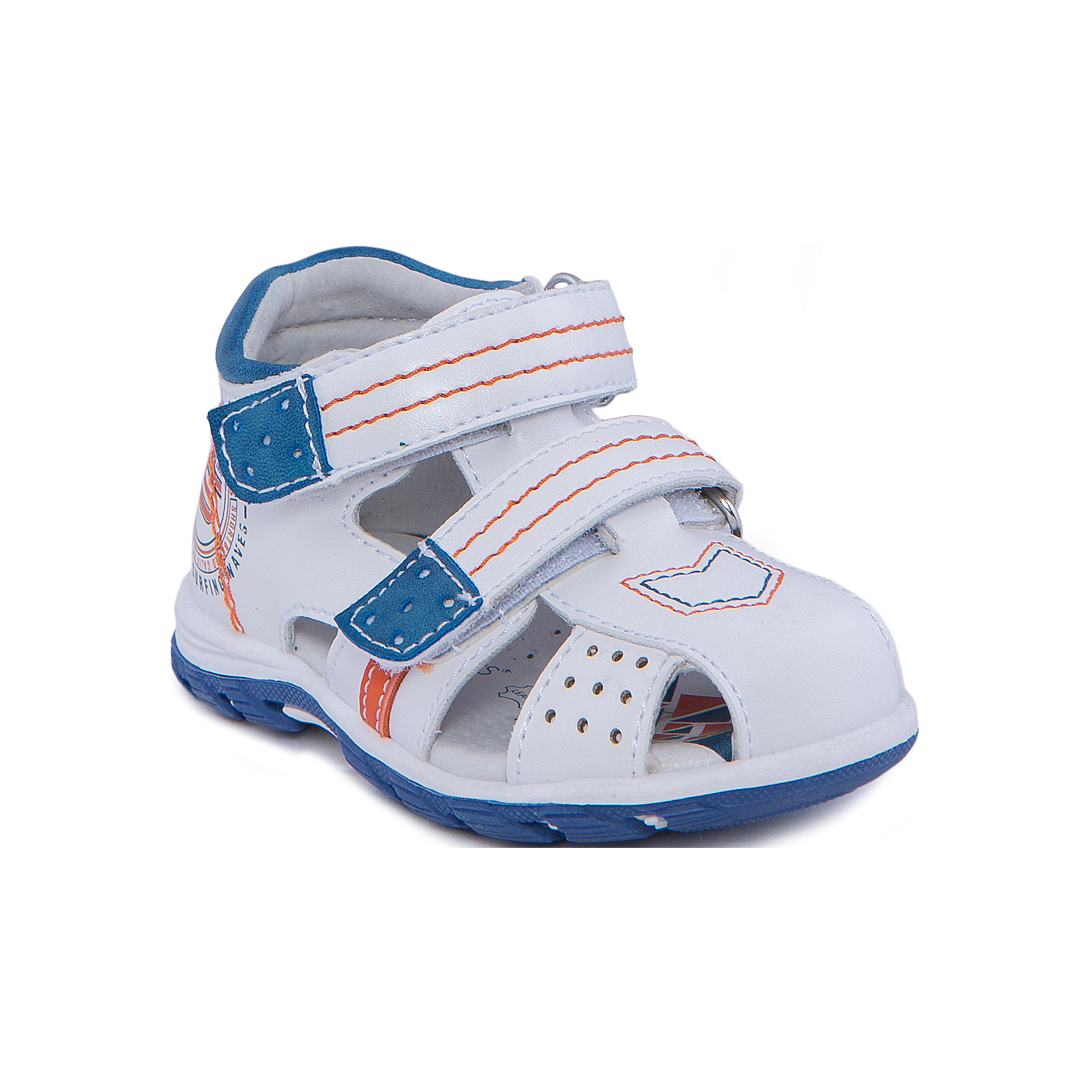 Сандалии для мальчика Indigo kids Сандалии для мальчика Indigo kidsСандалии<br>Состав:<br>Материал верха: Кожа искусственная<br>Материал подклада: Кожа натуральная<br><br>Ширина мм: 219<br>Глубина мм: 154<br>Высота мм: 121<br>Вес г: 343<br>Цвет: белый<br>Возраст от месяцев: 12<br>Возраст до месяцев: 15<br>Пол: Мужской<br>Возраст: Детский<br>Размер: 21,25,22,20,23,24<br>SKU: 4604959