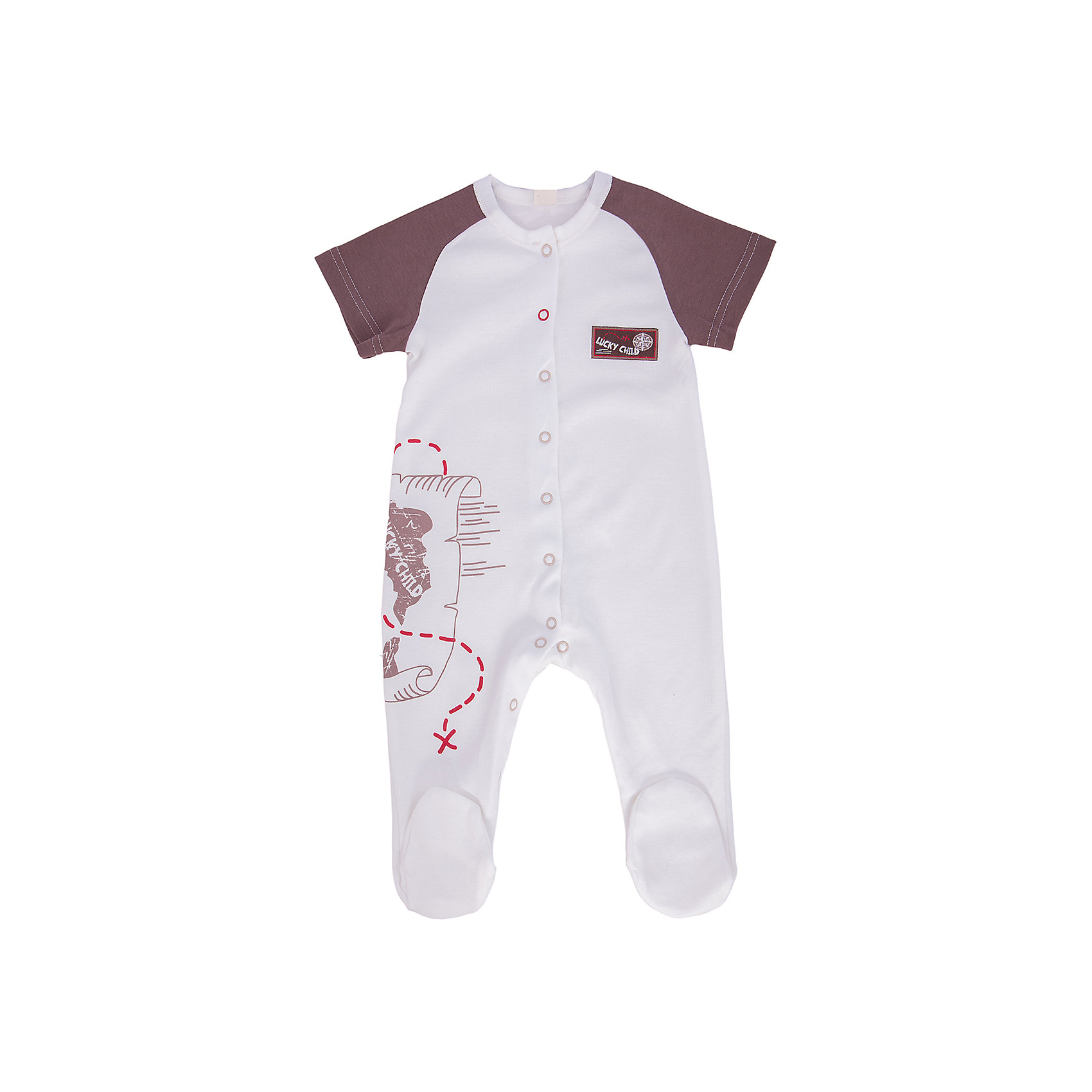 Комбинезон для мальчика Lucky Child Комбинезон для мальчика Lucky ChildКомбинезоны<br>Комбинезон для мальчика Lucky Child<br>Сколько времени у вас уходит на то, чтобы одеть малыша? С одеждой от Lucky Child вы будете тратить меньше сил и времени на этот процесс. Удобная система кнопочек избавит вас от страха прищемить нежную кожу ребенка. Красочный принт на водной основе не требует дополнительного ухода при стирке. Цвета сохранят свою яркость надолго<br>Состав : 100% хлопок<br><br>Ширина мм: 157<br>Глубина мм: 13<br>Высота мм: 119<br>Вес г: 200<br>Цвет: бежевый<br>Возраст от месяцев: 9<br>Возраст до месяцев: 12<br>Пол: Мужской<br>Возраст: Детский<br>Размер: 74/80,68/74,80/86,86/92<br>SKU: 4611927