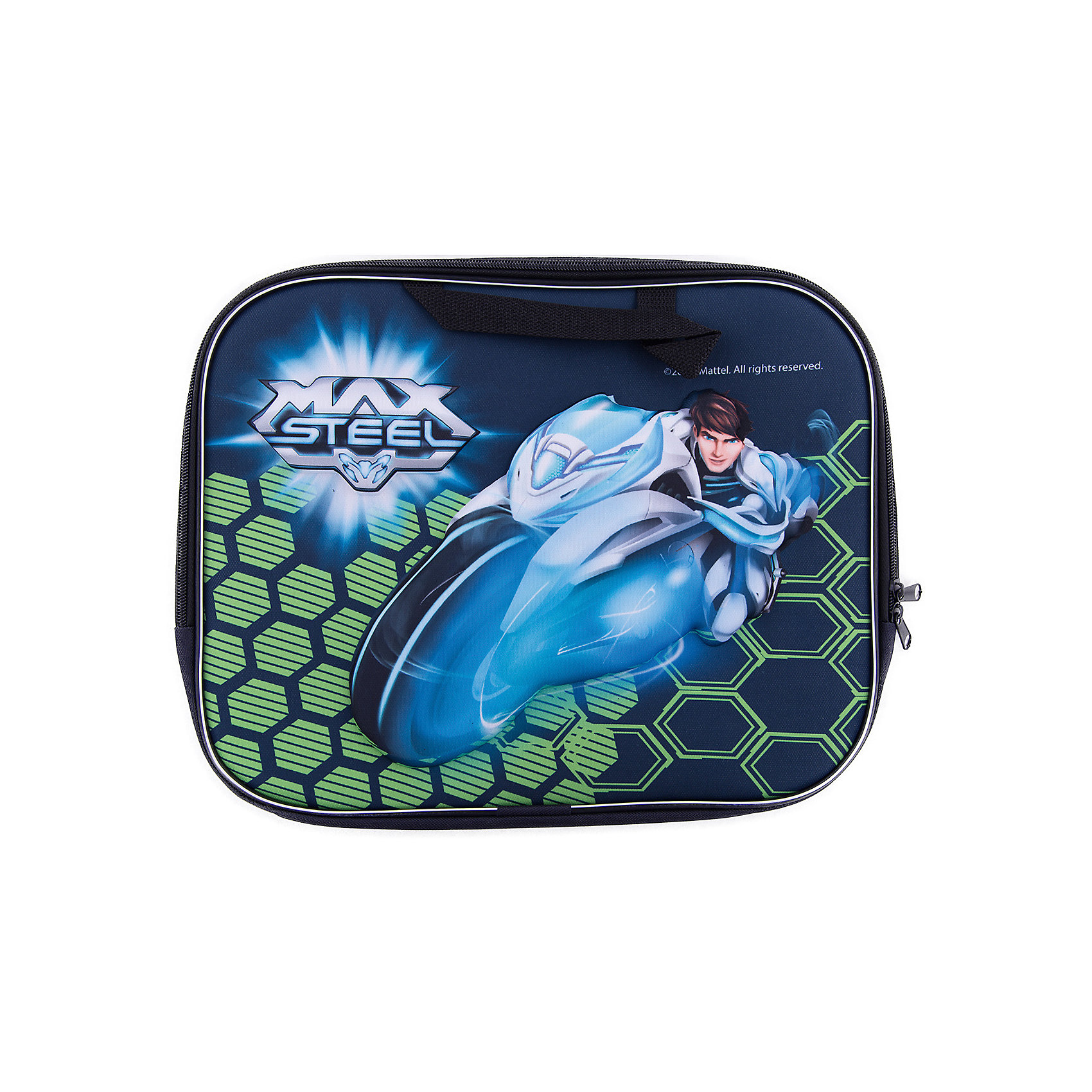 3D Папка-сумка А4 Max Steel 3D Папка-сумка А4 Max SteelМакс Стил<br>Эффектная папка-сумка Max Steel станет лучшим спутником Вашего ребенка на различных занятиях. В ней удобно носить канцелярские принадлежности, альбом, краски, тетради. Выдавленные на лицевой стороне 3D элементы приведут в восторг юного любителя гонок! Универсальный формат А4, удобные ручки, застежка-молния и привлекательный дизайн - идеальный вариант для маленьких непосед. <br><br>Дополнительная информация:<br>- материал: текстиль<br>- размер: 36х3х29 см (формат А4)<br>- застежка-молния<br>- мягкие ручки.<br><br>Папку-сумку Max Steel можно купить в нашем интернет-магазине.<br><br>Ширина мм: 30<br>Глубина мм: 360<br>Высота мм: 290<br>Вес г: 180<br>Возраст от месяцев: 36<br>Возраст до месяцев: 108<br>Пол: Мужской<br>Возраст: Детский<br>SKU: 4616091