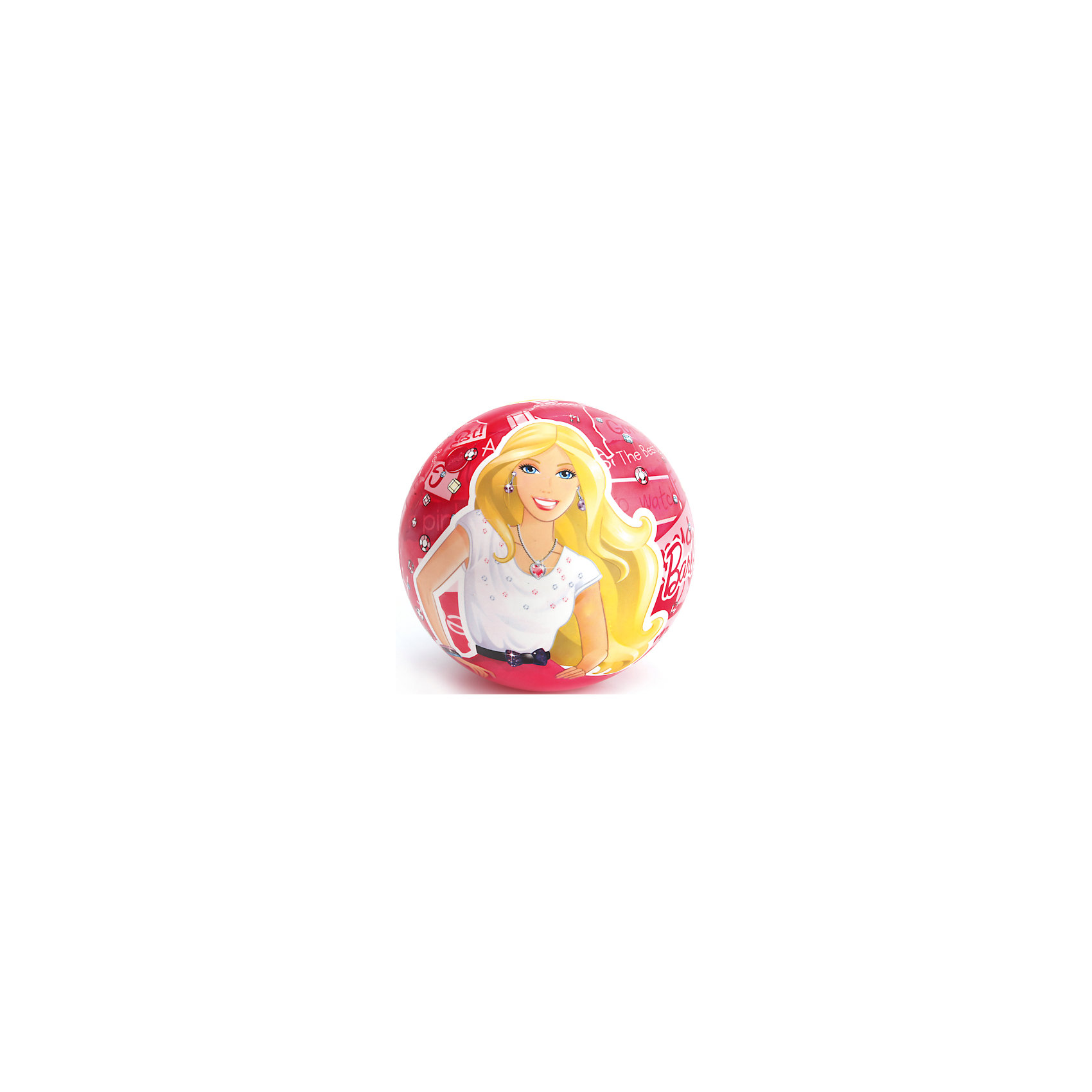 Мяч, 23 см, Barbie, Играем вместе Мяч, 23 см, Barbie, Играем вместеBarbie<br>Мяч с изображением любимой куклы - прекрасный подарок для любой девочки! Игры с мячом стимулируют детей к физической активности, развивают моторику, координацию, тренируют различные группы мышц. Игрушка выполнена из высококачественных материалов, в производстве которых использованы только нетоксичные, безопасные для детей красители. <br><br>Дополнительная информация:<br><br>- Материал: ПВХ.<br>- Размер d - 23 см.<br><br>Мяч, 23 см, Barbie (Барби), Играем вместе, можно купить в нашем магазине.<br><br>Ширина мм: 460<br>Глубина мм: 360<br>Высота мм: 280<br>Вес г: 110<br>Возраст от месяцев: 36<br>Возраст до месяцев: 144<br>Пол: Женский<br>Возраст: Детский<br>SKU: 4616839