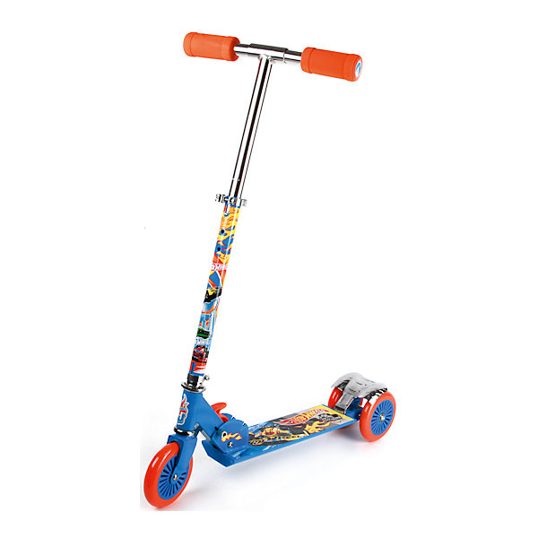 Трехколесный самокат, Hot Wheels Трехколесный самокат, Hot WheelsСамокаты<br>Характеристики товара:<br><br>• материал: металл, полимер<br>• цвет: синий<br>• диаметр колес: 120 мм<br>• складной<br>• удобный руль <br>• высота руля регулируется<br>• максимальный вес: 50 кг<br>• удобная платформа<br>• небольшой вес<br>• надежные материалы<br>• продуманная конструкция<br>• стильный дизайн<br>• возраст: от 3 лет<br>• размер платформы: 34х9,4 см<br>• высота руля: до 120 см<br><br>Подарить ребенку такой самокат - значит, помочь его развитию! Самокат способствует скорейшему развитию способности ориентироваться в пространстве, развивает физические способности, мышление и ловкость. Помимо этого, кататься на нём - очень увлекательное занятие!<br><br>Этот самокат выделяется устойчивой конструкцией и удобной платформой. Данная модель выполнена в стильном дизайне, отличается продуманным складным механизмом. Благодаря небольшому весу и компактному размеру такой самокат легко возить с собой. Отличный подарок для активного ребенка!<br><br>Трехколесный самокат, Hot Wheels, от бренда Next можно купить в нашем интернет-магазине.<br><br>Ширина мм: 630<br>Глубина мм: 410<br>Высота мм: 440<br>Вес г: 2870<br>Возраст от месяцев: 36<br>Возраст до месяцев: 144<br>Пол: Мужской<br>Возраст: Детский<br>SKU: 4616880