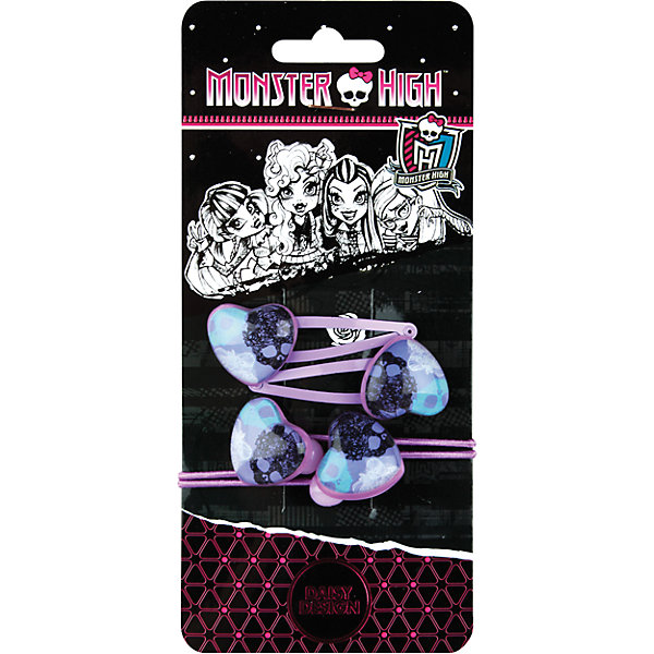 Набор аксессуаров для волос Monster High + стикер