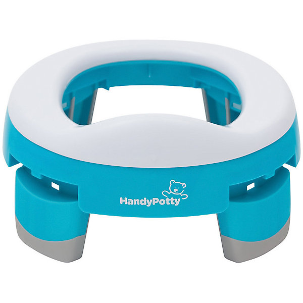Дорожный горшок HandyPotty, голубой Дорожный горшок HandyPotty, голубойДетские горшки и писсуары<br>Характеристики товара:<br><br>• в комплекте: горшок, сумка<br>• возраст: от 12 месяцев<br>• максимальный вес ребенка: до 25 кг.<br>• материал: полипропилен<br>• цвет: голубой<br>• высота в сложенном виде: 5 см.<br>• высота в разложенном виде: 11,2 см.<br>• размер упаковки: 24х24х8 см.<br>• вес: 500 гр.<br>• ВНИМАНИЕ: силиконовая вкладка не входит в комплект - приобретается отдельно!<br><br>Дорожный горшок и насадка на унитаз HandyPotty (Хэнди Потти) – это незаменимый аксессуар дома, на прогулке или в длительной поездке с малышом.<br><br>Многофункциональность складного горшка обеспечивает продуманная конструкция: широкое пластиковое сиденье установлено на четыре широкие устойчивые ножки. Сиденье имеет небольшой барьер, предотвращающий разбрызгивание. Чтобы выбрать нужную функцию, достаточно изменить положение ножек, установив горшок на комфортную высоту, и воспользоваться дополнительными аксессуарами, такими как силиконовая вкладка (приобретается отдельно), которая легко вынимается и моется. <br><br>В дороге можно пользоваться сменными пакетами (приобретаются отдельно). Пакеты кладутся под сиденье, так что ребенок не испытывает никаких дискомфортных ощущений. <br><br>Для удобства переноски ножки складываются внутрь, горшок легко помещается в удобную сумку, так что приспособление занимает минимум места. Вы можете использовать HandyPotty (Хэнди Потти) в качестве детского сиденья на унитаз, просто развернув ножки в стороны до упора. Это позволяет ребенку безопасно сидеть на взрослом унитазе, и предотвращает контакт с бактериями, обитающими на крышке унитаза. <br><br>Горшок выполнен аккуратно и надежно, поэтому он не сломается даже после многократного использования. Изделие имеет небольшой вес, выполнено из качественного гипоаллергенного материала.<br><br>Дорожный горшок и насадка на унитаз HandyPotty (Хэнди Потти) можно купить в нашем интернет-магазине.<br><br>Ширина мм: 240<br>Глубина мм: 240<br>Высота мм: 80<br>Вес г: 500<br>Цвет: голубой<br>Возраст от месяцев: 12<br>Возраст до месяцев: 36<br>Пол: Унисекс<br>Возраст: Детский<br>SKU: 4623924
