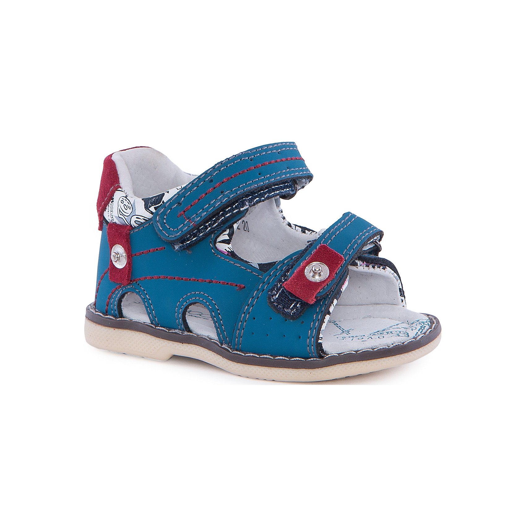 Сандалии для мальчика Indigo kids Сандалии для мальчика Indigo kidsСандалии<br>Состав: <br>Материал верха: Кожа натуральная Материал подклада: Кожа натуральная<br><br>Ширина мм: 219<br>Глубина мм: 154<br>Высота мм: 121<br>Вес г: 343<br>Цвет: синий<br>Возраст от месяцев: 9<br>Возраст до месяцев: 12<br>Пол: Мужской<br>Возраст: Детский<br>Размер: 24,22,23,25,21,20<br>SKU: 4627969