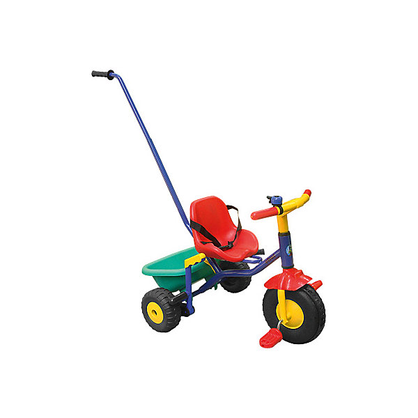Велосипед трехколесный Teeny Trike, Ofrat Велосипед трехколесный Teeny Trike, OfratВелосипеды детские<br>Детский 3-х колесный велосипед Teeny Trike современного дизайна с широкой, устойчивой и крепкой конструкцией - прекрасный вариант для прогулок. Прочная стальная рама и детали из высококачественного пластика гарантируют устойчивость и долговечность. Велосипед имеет удобное эргономичное сиденье с ремнями безопасности и плавной регулировкой положения – ближе-дальше к рулю; рифленые пластиковые педали; устойчивые колеса; тормоз на заднем колесе и звоночек на руле. Для родителей предусмотрена регулируемая по высоте удобная металлическая ручка-толкатель с пластиковой накладкой. Модель оснащена вместительной багажной корзиной, которая откидывается как кузов самосвала. <br><br>Дополнительная информация:<br><br>- Материал: сталь, пластик, резина.<br>- Вес: 3,5 кг. <br>- Размер: 51х24,5х28,2 см. <br>- Высота с толкателем: 89-95 см.<br>- Для детей от 15 мес.<br>- Удобное сиденье.<br>- Ремень безопасности.<br>- Ручка-толкатель для родителей регулируется по высоте (4 положения). <br>- Рифленые пластиковые педали.<br>- Откидывающаяся корзина для игрушек. <br>- Ручной тормоз на заднее колесо.<br>- Звоночек на руле.<br>- Упакован в индивидуальную цветную коробку<br><br>- Сделано в Израиле<br><br>Велосипед трехколесный Teeny Trike, Ofrat, можно купить в нашем магазине.<br><br>Ширина мм: 280<br>Глубина мм: 250<br>Высота мм: 510<br>Вес г: 4000<br>Возраст от месяцев: 15<br>Возраст до месяцев: 36<br>Пол: Унисекс<br>Возраст: Детский<br>SKU: 4633669