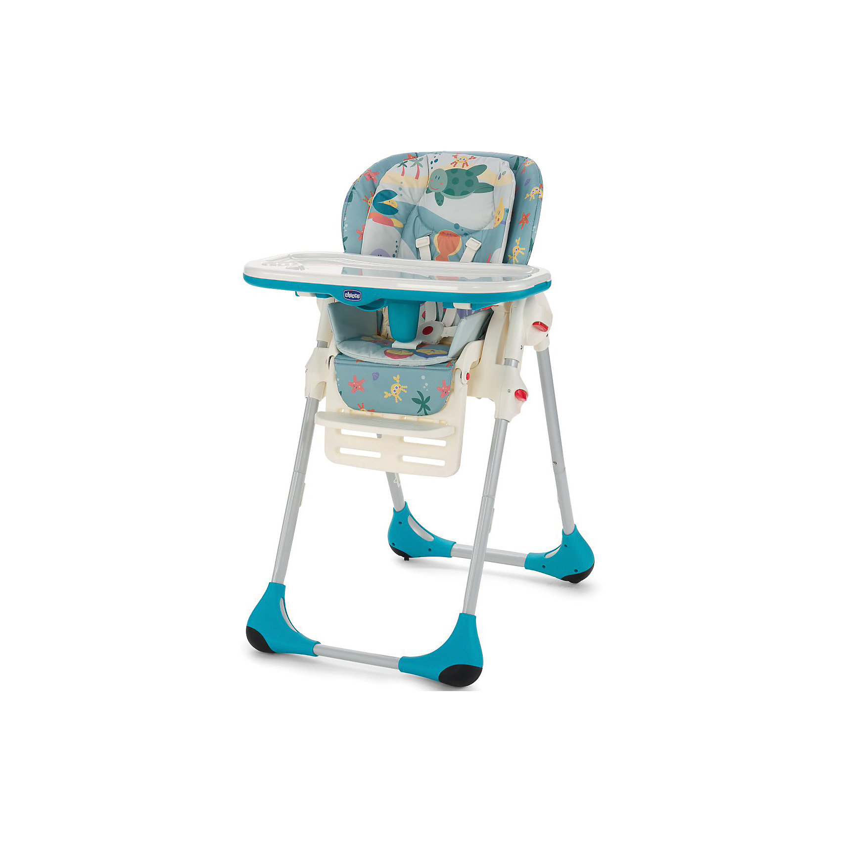 Стульчик для кормления Polly 2 в 1 Sea Dreams, Chicco Стульчик для кормления Polly 2 в 1 Sea Dreams, ChiccoСтульчики для кормления<br>Стульчик для кормления от Chicco - прекрасный вариант для малышей. Удобный стульчик оснащен мягким вкладышем, ремнями безопасности, пластиковым столиком с разделителем для ножек и регулируемой подножкой. Модель имеет устойчивую и надежную конструкцию, ножки с антискользящими накладками. После того, как малыш подрос и научился есть самостоятельно, пластиковый столик можно снять, верхний вкладыш отсоединить и стульчик Polly станет первым стулом вашего ребенка, позволяющим ему сидеть за общим столом с мамой и папой.<br><br>Дополнительная информация:<br><br>- Материал: металл, пластик, текстиль.<br>- Размер: 55 x 85 x 104,5 см.<br>- Размер в сложенном виде: 55 x 27 x 100 см.<br>- Вес: 12,5 кг. <br>- Регулируемая спинка.<br>- Регулируемая по высоте подножка (3 положения).<br>- Высота регулируется в 6 положениях.<br>- Ремни безопасности.<br>- Мягкий вкладыш.<br>- Пластиковый стол с разделителем для ножек. <br><br>Стульчик для кормления Polly 2-в-1 Sea Dreams, Chicco (Чикко), можно купить в нашем магазине.<br><br>Ширина мм: 540<br>Глубина мм: 305<br>Высота мм: 635<br>Вес г: 12790<br>Возраст от месяцев: 6<br>Возраст до месяцев: 36<br>Пол: Унисекс<br>Возраст: Детский<br>SKU: 4637726