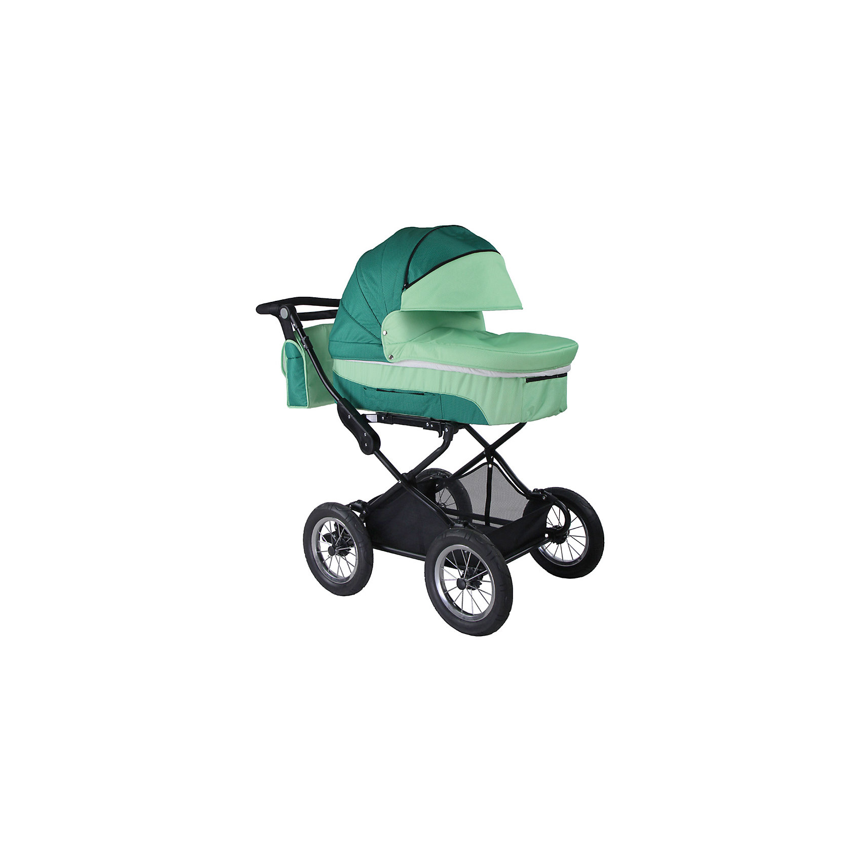 Коляска 2 в 1 BabyHit EVENLY , зеленый Коляска 2 в 1 BabyHit EVENLY , зеленыйКоляски 2 в 1<br>Универсальная коляска 2 в 1 Babyhit Evenly - достойный претендент на роль первого транспортного средства для Вашего малыша. Практичная, очень комфортная и надежная станет приятным приобретением, как для Вас, так и для Вашего ребенка на протяжении всего срока эксплуатации.<br><br>Дополнительная информация::<br><br>Капюшон «батискаф» на люльке и прогулочном блоке<br>Регулируемая спинка прогулочного сиденья (до положения «лежа»)<br>Регулируемая по высоте ручка<br>Установка люльки и прогулочного блока в любом направлении движения<br>Ремни для переноски люльки в боковых карманах<br>Съемный поручень прогулочного сиденья с паховым ремнем<br>Колеса надувные, диаметр 30 см<br>Система амортизации на всех колесах<br>Багажная корзина<br><br>В комплекте:<br><br>Дождевик<br>Москитная сетка<br>Два полога<br>Сумка для мамы<br>Вес коляски с прогулочным блоком - 16,5 кг<br>Вес коляски с люлькой - 16 кг.<br>Вес прогулочного блока - 5,5 кг<br>Вес люльки - 5 кг<br>Вес рамы - 11 кг.<br><br>Коляску 2-в-1 EVENLY BabyHit, зеленый можно купить в нашем магазине.<br><br>Ширина мм: 520<br>Глубина мм: 320<br>Высота мм: 850<br>Вес г: 22000<br>Цвет: зеленый<br>Возраст от месяцев: 0<br>Возраст до месяцев: 36<br>Пол: Унисекс<br>Возраст: Детский<br>SKU: 4640310