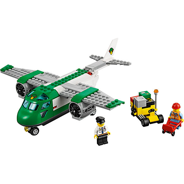 LEGO City 60101: Грузовой самолёт LEGO City 60101: Грузовой самолётLEGO<br>Помоги работникам аэропорта вовремя доставить груз в нужное место! С помощью тележки загрузи посылки в служебный автомобиль, направь их к задней части самолета. Открой люк и помести коробки грузовой отсек самолета. Убедись, что люк закрыт, прежде чем дать разрешение на взлет! Отправь самолет на взлетную полосу и отправляйся в путь, доставь долгожданные посылки жителям Лего Города!<br><br>LEGO City (ЛЕГО Сити) - серия детских конструкторов ЛЕГО, с помощью которого ваш ребенок может погрузиться в мир мегаполиса. Эта серия поможет ребенку понять, как устроена жизнь города, какие функции выполняют те или иные люди и техника. Предлагает на выбор огромное множество профессий, сфер деятельности и ситуаций, связанных с ними.<br><br>Дополнительная информация:<br><br>- Конструкторы ЛЕГО развивают усидчивость, внимание, фантазию и мелкую моторику. <br>- 2 минифигурки.<br>- Количество деталей: 157. <br>- Комплектация: 2 минифигурки рабочих, самолет, служебный автомобиль, аксессуары.<br>- Колеса служебного автомобиля и тележки подвижны.<br>- У самолета открываются и закрываются дверь и задний люк.<br>- Серия ЛЕГО Сити (LEGO City).<br>- Материал: пластик.<br>- Размер упаковки: 26х6х19 см.<br>- Вес: 0.42 кг.<br><br>Конструктор LEGO City 60101: Грузовой самолёт можно купить в нашем магазине.<br><br>Ширина мм: 265<br>Глубина мм: 193<br>Высота мм: 63<br>Вес г: 367<br>Возраст от месяцев: 60<br>Возраст до месяцев: 144<br>Пол: Мужской<br>Возраст: Детский<br>SKU: 4641236