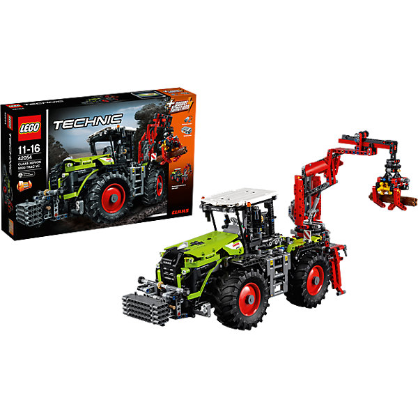 LEGO Technic 42054: Трактор CLAAS XERION 5000 LEGO Technic 42054: Трактор CLAAS XERION 5000Пластмассовые конструкторы<br>Характеристики:<br><br>• Предназначение: набор для конструирования, сюжетно-ролевые игры<br>• Пол: для мальчиков<br>• Материал: пластик<br>• Цвет: черный, серый, бордовый, зеленый<br>• Серия LEGO: Technic<br>• Размер упаковки (Д*Ш*В): 50*10*45 см<br>• Вес: 2 кг 855 г<br>• Количество деталей: 1977 шт.<br>• Наличие двигающихся, вращающихся и открывающихся элементов<br>• Наличие мотора<br>• Комплектация: детали для конструирования 2-х моделей трактора<br>• Батарейки: 6 шт. типа АА (в комплекте не предусмотрены)<br><br>LEGO Technic 42054: Трактор CLAAS XERION 5000 – набор от всемирно известного производителя конструкторов для детей всех возрастных категорий. LEGO Technic 42054: Трактор CLAAS XERION 5000 является базовым набором повышенной сложности серии Technic. Элементы конструктора позволяют сконструировать 2 модели трактора для строительных или сельско-хозяйственных работ. Разнообразие элементов позволят воссоздавать юному конструктору все реалистичные элементы и функции грузового транспорта: поворачиваемая кабина, управляемый кран, выносные опоры и др. В комплекте предусмотрена яркая инструкция, которая научит вашего ребенка действовать по образцу. <br>Игры с конструкторами LEGO развивают усидчивость, внимательность, мелкую моторику рук, способствуют формированию конструкторского мышления. С набором LEGO Technic 42054: Трактор CLAAS XERION 5000 ваш ребенок сможет придумывать целые сюжетные истории, развивая тем самым воображение и обогащая свой словарный запас. <br><br>LEGO Technic 42054: Трактор CLAAS XERION 5000 можно купить в нашем интернет-магазине.<br><br>Ширина мм: 583<br>Глубина мм: 372<br>Высота мм: 112<br>Вес г: 2862<br>Возраст от месяцев: 132<br>Возраст до месяцев: 192<br>Пол: Мужской<br>Возраст: Детский<br>SKU: 4641255