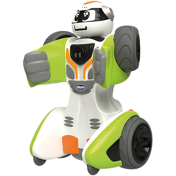 Трансформер RoboChicco, Chicco Трансформер RoboChicco, ChiccoРоботы-игрушки<br>Характеристики товара:<br><br>• возраст от 2 лет;<br>• материал: пластик;<br>• в комплекте: машинка, пульт;<br>• пульт работает от 3 батареек ААА, машинка от 4 батареек АА (батарейки в комплект не входят);<br>• размер игрушки 23х17х12 см;<br>• размер упаковки 30х29х17,8 см;<br>• вес упаковки 1,8 кг;<br>• страна производитель: Китай. <br><br>Трансформер «RoboChicco» Chicco — необычная игрушка, которая трансформируется из обычной машинки в могущественного робота. Трансформация осуществляется при помощи простых движений, а в процессе у малыша развиваются мелкая моторика рук и логическое мышление. Игрушка управляется пультом управления, при помощи которого активируются звуковые и световые эффекты, движения автомобиля. Игрушка выполнена из качественного безопасного материала.<br><br>Трансформер «RoboChicco» Chicco можно приобрести в нашем интернет-магазине.<br><br>Ширина мм: 343<br>Глубина мм: 307<br>Высота мм: 190<br>Вес г: 1460<br>Возраст от месяцев: 24<br>Возраст до месяцев: 60<br>Пол: Мужской<br>Возраст: Детский<br>SKU: 4642245