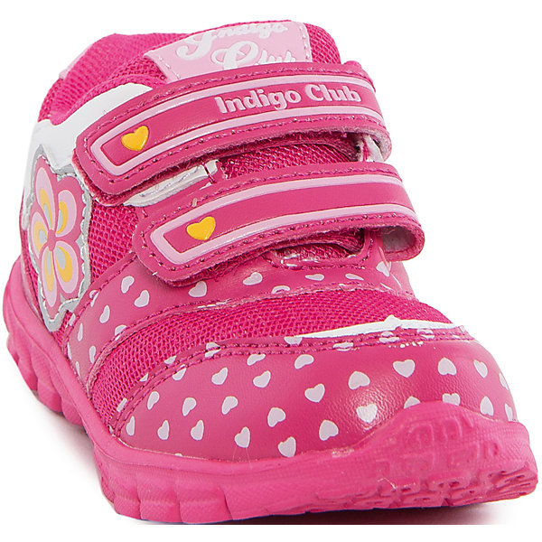 Кроссовки для девочки Indigo kids Кроссовки для девочки Indigo kidsКроссовки<br>Кроссовки для девочки от известного бренда Indigo kids.<br><br>Состав: <br>Материал верха: Кожа искусственная/Текстиль<br>Материал подклада: Текстиль<br><br>Ширина мм: 262<br>Глубина мм: 176<br>Высота мм: 97<br>Вес г: 427<br>Цвет: фуксия<br>Возраст от месяцев: 24<br>Возраст до месяцев: 24<br>Пол: Женский<br>Возраст: Детский<br>Размер: 25,22,24,21,23,26<br>SKU: 4643939