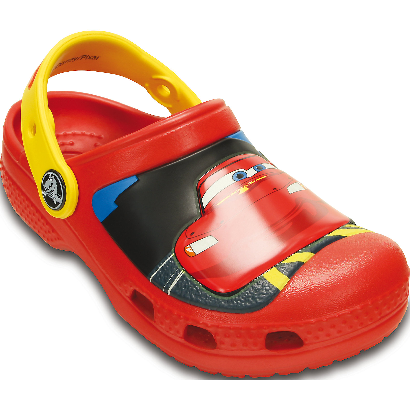 Сабо CC McQueen and Francesco Clog для мальчика Crocs Сабо CC McQueen and Francesco Clog для мальчика CrocsОбувь для мальчиков<br>Характеристики товара:<br><br>• цвет: красный<br>• материал: 100% полимер Croslite™<br>• литая модель<br>• вентиляционные отверстия<br>• бактериостатичный материал<br>• пяточный ремешок фиксирует стопу<br>• толстая устойчивая подошва<br>• с принтом<br>• анатомическая стелька с массажными точками стимулирует кровообращение<br>• страна бренда: США<br>• страна изготовитель: Китай<br><br>Для правильного развития ребенка крайне важно, чтобы обувь была удобной. Такие сабо обеспечивают детям необходимый комфорт, а анатомическая стелька с массажными линиями для стимуляции кровообращения позволяет ножкам дольше не уставать. Сабо легко надеваются и снимаются, отлично сидят на ноге. Материал, из которого они сделаны, не дает размножаться бактериям, поэтому такая обувь препятствует образованию неприятного запаха и появлению болезней стоп. <br>Обувь от американского бренда Crocs в данный момент завоевала широкую популярность во всем мире, и это не удивительно - ведь она невероятно удобна. Её носят врачи, спортсмены, звёзды шоу-бизнеса, люди, которым много времени приходится бывать на ногах - они понимают, как важна комфортная обувь. Продукция Crocs - это качественные товары, созданные с применением новейших технологий. Обувь отличается стильным дизайном и продуманной конструкцией. Изделие производится из качественных и проверенных материалов, которые безопасны для детей.<br><br>Сабо CC McQueen and Francesco Clog для мальчика от торговой марки Crocs можно купить в нашем интернет-магазине.<br><br>Ширина мм: 225<br>Глубина мм: 139<br>Высота мм: 112<br>Вес г: 290<br>Цвет: красный<br>Возраст от месяцев: 12<br>Возраст до месяцев: 15<br>Пол: Мужской<br>Возраст: Детский<br>Размер: 21/22,31/32,29/30,27/28,25/26,23/24<br>SKU: 4651766