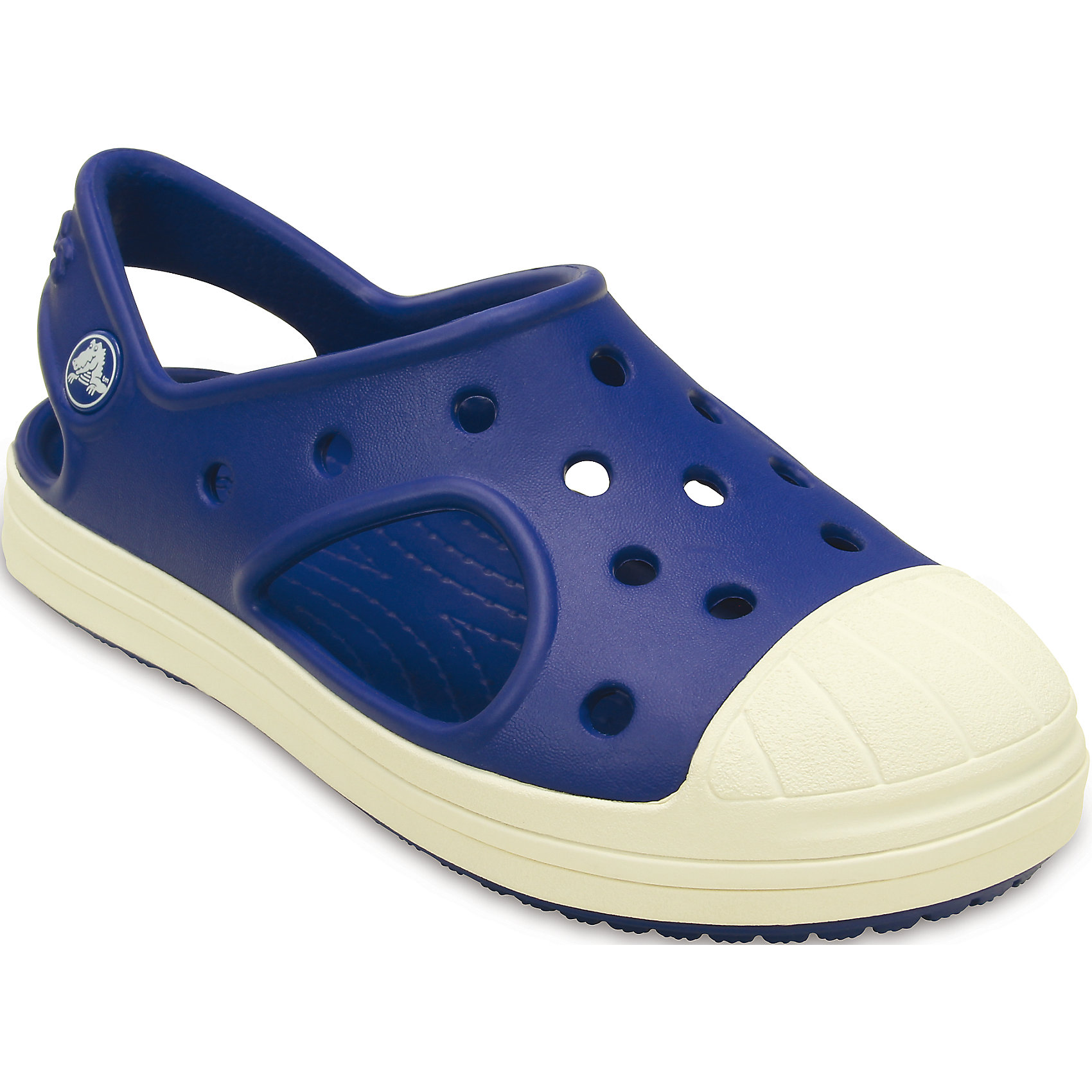 Сандалии Kids’ Crocs Bump It Sandal Crocs Сандалии Kids’ Crocs Bump It Sandal CrocsПляжная обувь<br>Характеристики товара:<br><br>• цвет: синий<br>• материал: 100% полимер Croslite™<br>• литая модель<br>• вентиляционные отверстия<br>• бактериостатичный материал<br>• пяточный ремешок фиксирует стопу<br>• толстая устойчивая подошва<br>• отверстия для использования украшений<br>• анатомическая стелька с массажными точками стимулирует кровообращение<br>• страна бренда: США<br>• страна изготовитель: Китай<br><br>Для правильного развития ребенка крайне важно, чтобы обувь была удобной. Такие сабо обеспечивают детям необходимый комфорт, а анатомическая стелька с массажными линиями для стимуляции кровообращения позволяет ножкам дольше не уставать. Сабо легко надеваются и снимаются, отлично сидят на ноге. Материал, из которого они сделаны, не дает размножаться бактериям, поэтому такая обувь препятствует образованию неприятного запаха и появлению болезней стоп. <br>Обувь от американского бренда Crocs в данный момент завоевала широкую популярность во всем мире, и это не удивительно - ведь она невероятно удобна. Её носят врачи, спортсмены, звёзды шоу-бизнеса, люди, которым много времени приходится бывать на ногах - они понимают, как важна комфортная обувь. Продукция Crocs - это качественные товары, созданные с применением новейших технологий. Обувь отличается стильным дизайном и продуманной конструкцией. Изделие производится из качественных и проверенных материалов, которые безопасны для детей.<br><br>Сабо Kids’ Crocs Bump It Sandal для девочки от торговой марки Crocs можно купить в нашем интернет-магазине.<br><br>Ширина мм: 219<br>Глубина мм: 154<br>Высота мм: 121<br>Вес г: 343<br>Цвет: синий<br>Возраст от месяцев: 21<br>Возраст до месяцев: 24<br>Пол: Унисекс<br>Возраст: Детский<br>Размер: 24,27,29,30,26,25,23,28<br>SKU: 4651816