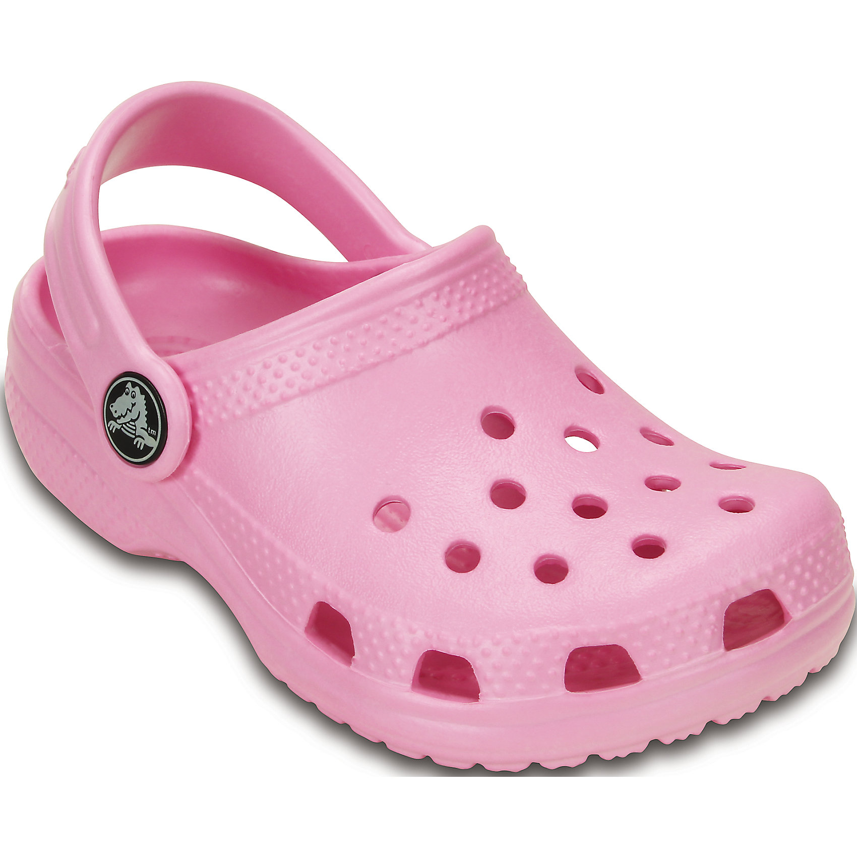 Сабо Kids Classic Crocs Сабо Kids Classic CrocsПляжная обувь<br>Характеристики товара:<br><br>• цвет: розовый<br>• материал: 100% полимер Croslite™<br>• под воздействием температуры тела принимают форму стопы<br>• полностью литая модель<br>• вентиляционные отверстия<br>• бактериостатичный материал<br>• пяточный ремешок фиксирует стопу<br>• толстая устойчивая подошва<br>• отверстия для использования украшений<br>• анатомическая стелька с массажными точками стимулирует кровообращение<br>• страна бренда: США<br>• страна изготовитель: Китай<br><br>Для правильного развития ребенка крайне важно, чтобы обувь была удобной. Такие сабо обеспечивают детям необходимый комфорт, а анатомическая стелька с массажными линиями для стимуляции кровообращения позволяет ножкам дольше не уставать. Сабо легко надеваются и снимаются, отлично сидят на ноге. Материал, из которого они сделаны, не дает размножаться бактериям, поэтому такая обувь препятствует образованию неприятного запаха и появлению болезней стоп. <br>Обувь от американского бренда Crocs в данный момент завоевала широкую популярность во всем мире, и это не удивительно - ведь она невероятно удобна. Её носят врачи, спортсмены, звёзды шоу-бизнеса, люди, которым много времени приходится бывать на ногах - они понимают, как важна комфортная обувь. Продукция Crocs - это качественные товары, созданные с применением новейших технологий. Обувь отличается стильным дизайном и продуманной конструкцией. Изделие производится из качественных и проверенных материалов, которые безопасны для детей.<br><br>Сабо Kids Classic от торговой марки Crocs можно купить в нашем интернет-магазине.<br><br>Ширина мм: 225<br>Глубина мм: 139<br>Высота мм: 112<br>Вес г: 290<br>Цвет: розовый<br>Возраст от месяцев: 108<br>Возраст до месяцев: 120<br>Пол: Женский<br>Возраст: Детский<br>Размер: 33/34,23/24,21/22,35/36,29/30,27/28,34/35,25/26<br>SKU: 4658504