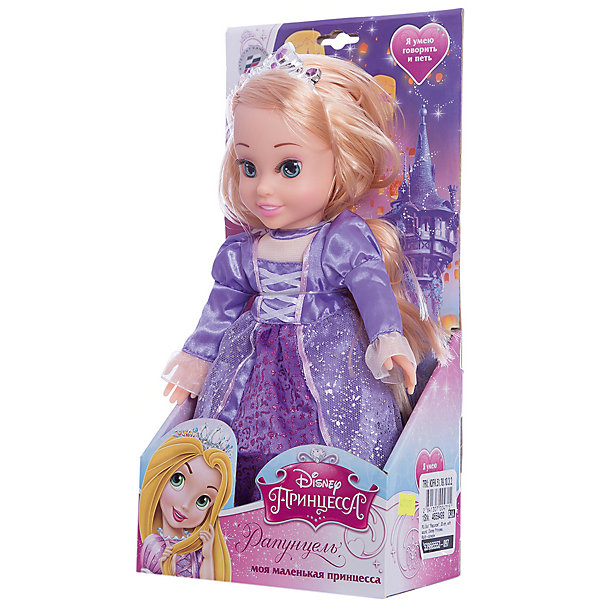 Кукла Рапунцель, 30 см, со звуком, Disney Princess, МУЛЬТИ-ПУЛЬТИ Кукла Рапунцель, 30 см, со звуком, Disney Princess, МУЛЬТИ-ПУЛЬТИМягкие игрушки из мультфильмов<br>Кукла Рапунцель со звуком от марки МУЛЬТИ-ПУЛЬТИ<br><br>Интерактивная кукла от отечественного производителя поможет ребенку проводить время весело и с пользой. Она сделана в виде принцессы из известной любимой детьми сказки. Нажав на нее, ребенок услышит разные фразы. Красивые волосы можно расчесывать.<br>Размер куклы универсален - 30 сантиметров, её удобно брать с собой в поездки и на прогулку. Сделана игрушка из качественных и безопасных для ребенка материалов: тело - мягкое, голова - пластмассовая. <br><br>Отличительные особенности игрушки:<br><br>- материал: текстиль, наполнитель, пластик, металл;<br>- звуковой модуль;<br>- язык: русский;<br>- волосы можно расчесывать;<br>- работает на батарейках;<br>- упаковка: коробка;<br>- высота: 30 см.<br><br>Куклу Рапунцель со звуком от марки МУЛЬТИ-ПУЛЬТИ можно купить в нашем магазине.<br><br>Ширина мм: 750<br>Глубина мм: 650<br>Высота мм: 380<br>Вес г: 450<br>Возраст от месяцев: 36<br>Возраст до месяцев: 84<br>Пол: Женский<br>Возраст: Детский<br>SKU: 4659499