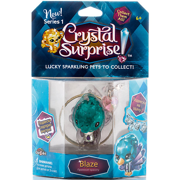 Фигурка "Павлин+браслет и подвески", Crystal Surprise