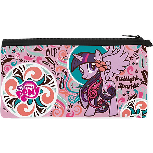 Пенал, My Little Pony Пенал, My Little PonyПеналы-косметички<br>Яркие канцелярские принадлежности с привлекательным дизайном и любимыми персонажами сделают школьные занятия веселее и поднимут настроение маленькой школьнице. Пенал My Little Pony выполнен в яркой расцветке и украшен изображением волшебной лошадки из<br>популярного мультсериала Мой маленький пони. На торце имеется тесемочная петля для удобства переноса, застегивания/расстегивания и доступа к содержимому. Внутри одно отделение на молнии.<br><br><br>Дополнительная информация:<br><br>- Материал: неопрен.<br>- Размер: 11 х 5 х 20,5 см.<br>- Вес: 40 гр.<br><br>Пенал, My Little Pony, можно купить в нашем интернет-магазине.<br><br>Ширина мм: 205<br>Глубина мм: 50<br>Высота мм: 110<br>Вес г: 40<br>Возраст от месяцев: 60<br>Возраст до месяцев: 84<br>Пол: Женский<br>Возраст: Детский<br>SKU: 4681115