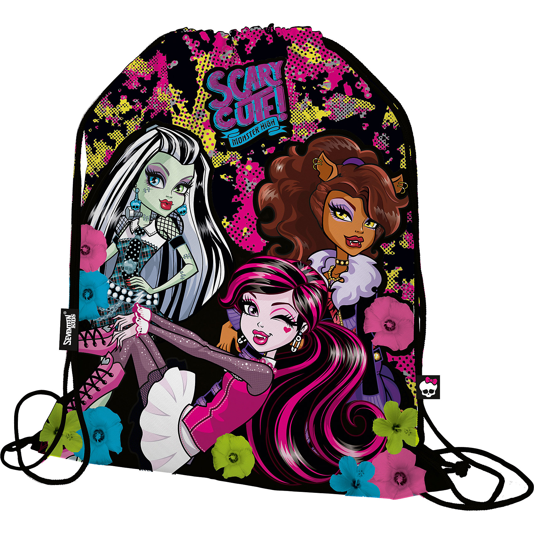 Мешок для обуви, Monster High Мешок для обуви, Monster HighМешки для обуви<br>Мешок для обуви, Monster High, идеально подойдет для сменной обуви маленькой школьницы и для физкультурной формы. Мешок изготовлен из прочного водостойкого материала и украшен изображением очаровательных героинь из популярного мультсериала Школа монстров.<br>Мешок затягивается сверху при помощи текстильных шнурков-лямок, которые фиксируются в нижней части, благодаря чему его можно носить за спиной как рюкзак.<br><br><br>Дополнительная информация:<br><br>- Материал: полиэстер.<br>- Размер: 43 х 1 х 34 см.<br>- Вес: 45 гр. <br><br>Мешок для обуви, Monster High, можно купить в нашем интернет-магазине.<br><br>Ширина мм: 430<br>Глубина мм: 340<br>Высота мм: 10<br>Вес г: 45<br>Возраст от месяцев: 120<br>Возраст до месяцев: 144<br>Пол: Женский<br>Возраст: Детский<br>SKU: 4681174